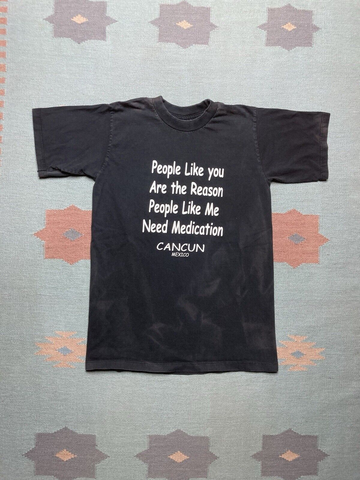 Hot Topic × Vintage y2k t shirt people like you are reason I need medication L Size US L / EU 52-54 / 3 - 1 Thumbnail