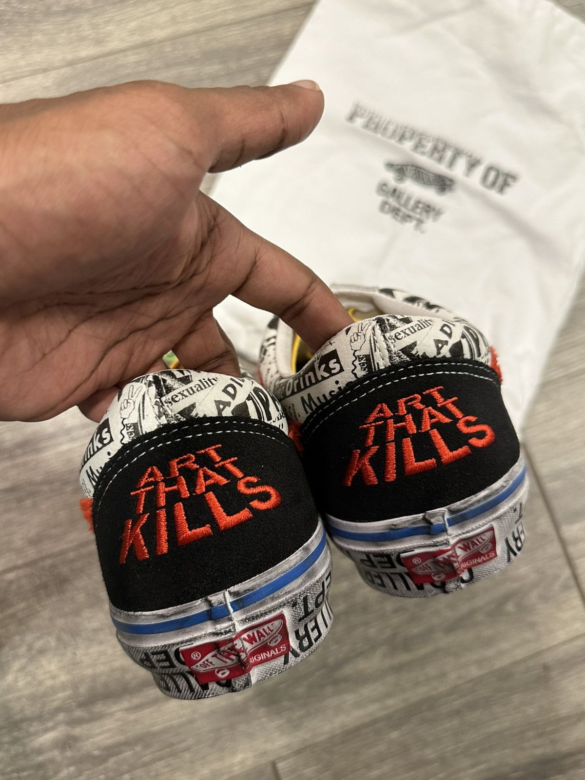 Gallery Dept. × Vans Gallery Dept Vans Old Skool Sz 12 Size US 12 / EU 45 - 4 Thumbnail