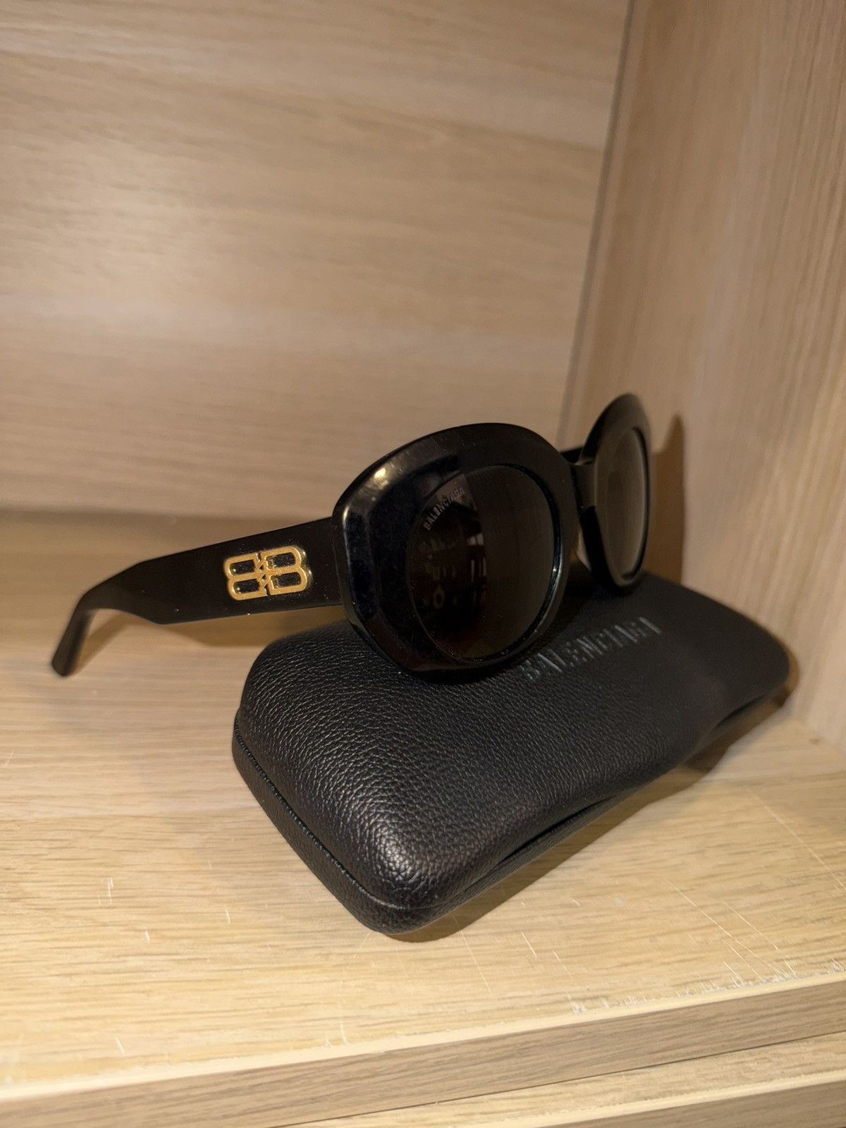 Balenciaga Balenciaga BBO235S 001 Sunglasses Black Size ONE SIZE - 1 Thumbnail