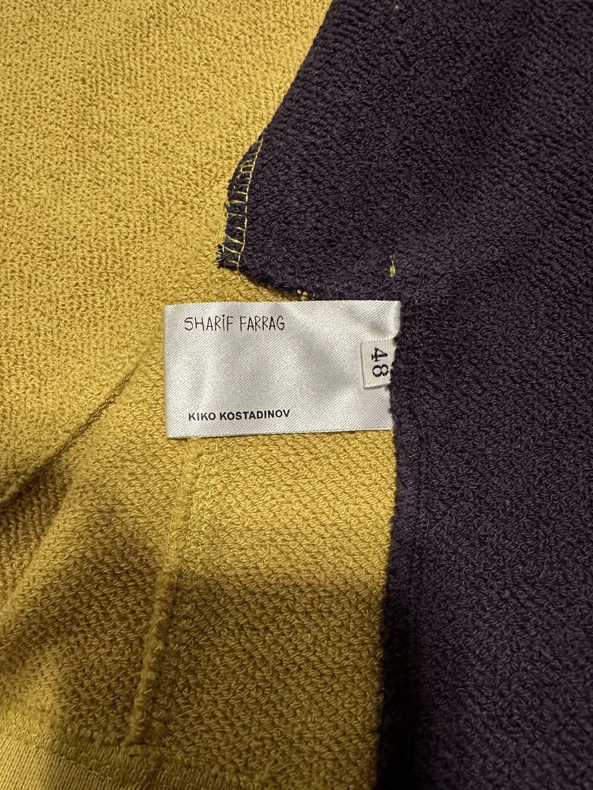 Kiko Kostadinov Sharif Farrag Ant Fleece Hooded Jacket Sunflower Size US M / EU 48-50 / 2 - 14 Thumbnail