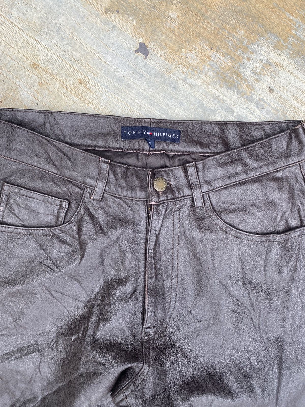 Leather × Tommy Hilfiger Tommy Hilfiger Leather Pants Size US 29 - 5 Thumbnail