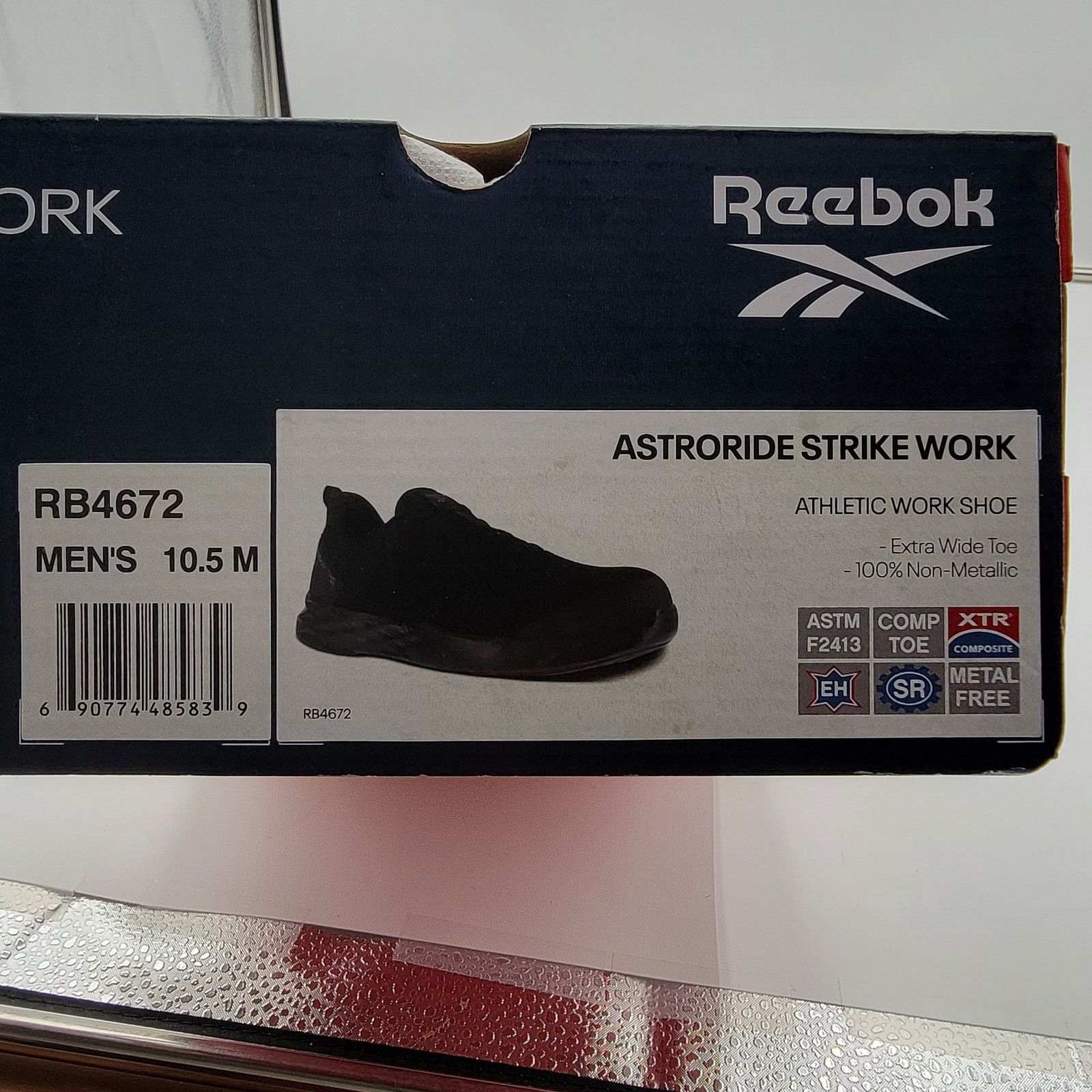 Reebok Reebok Astroride Strike Work CT XW Toe Sz 10.5 Black RB4672 Size US 10.5 / EU 43-44 - 10 Thumbnail