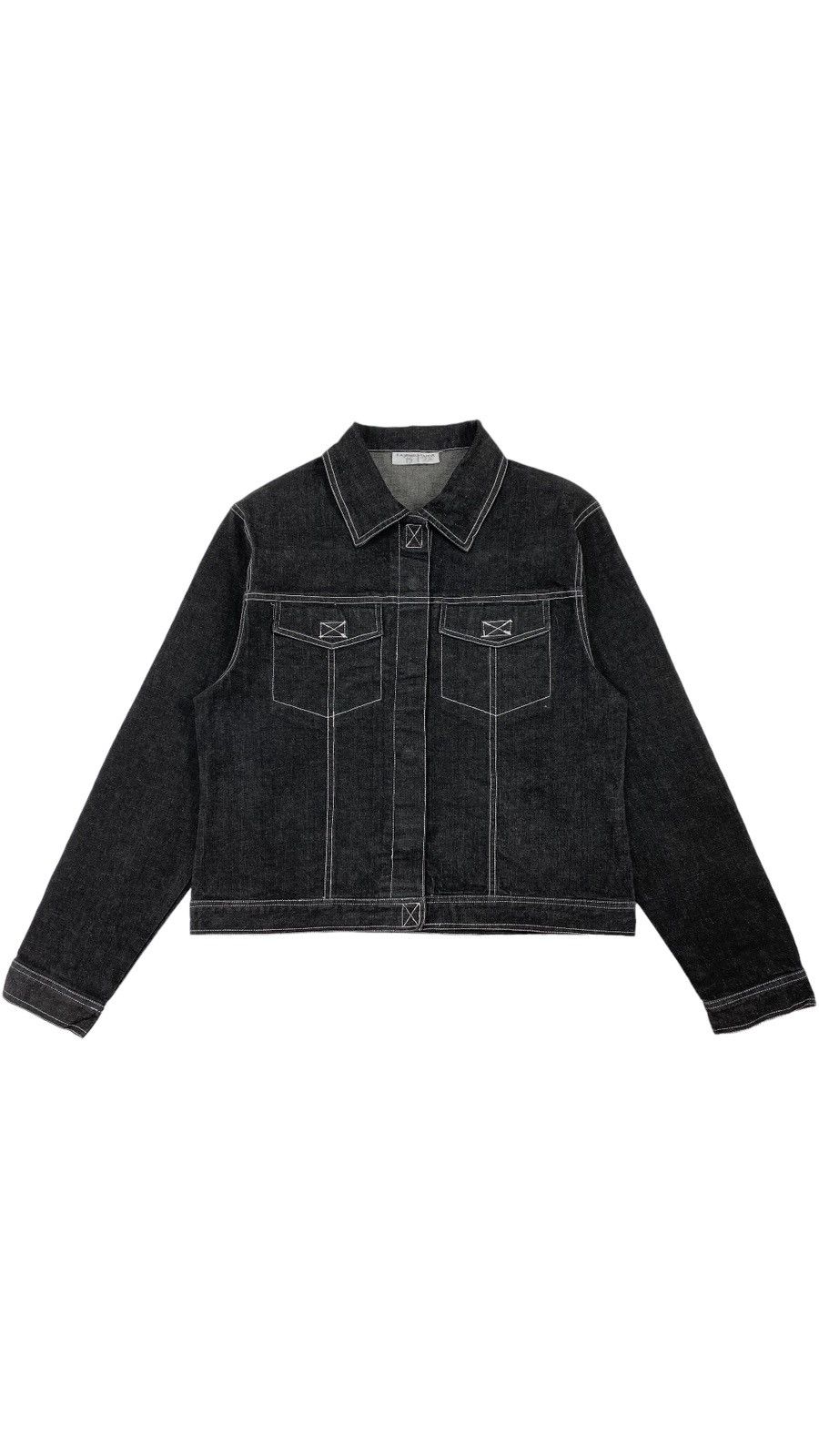 Vintage 🔥LASTDROP🔥 Vintage Y2K Sketch Light Denim Graphit Trucker Size L / US 10 / IT 46 - 2 Thumbnail
