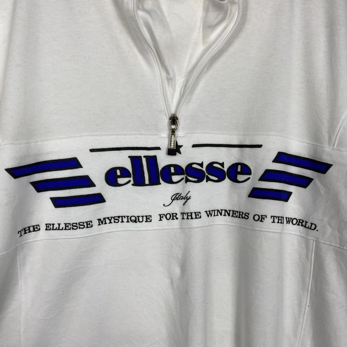 Ellesse Vintage Anorak Half Zipper Ellesse Spell Out Big Logo Size US M / EU 48-50 / 2 - 15 Thumbnail