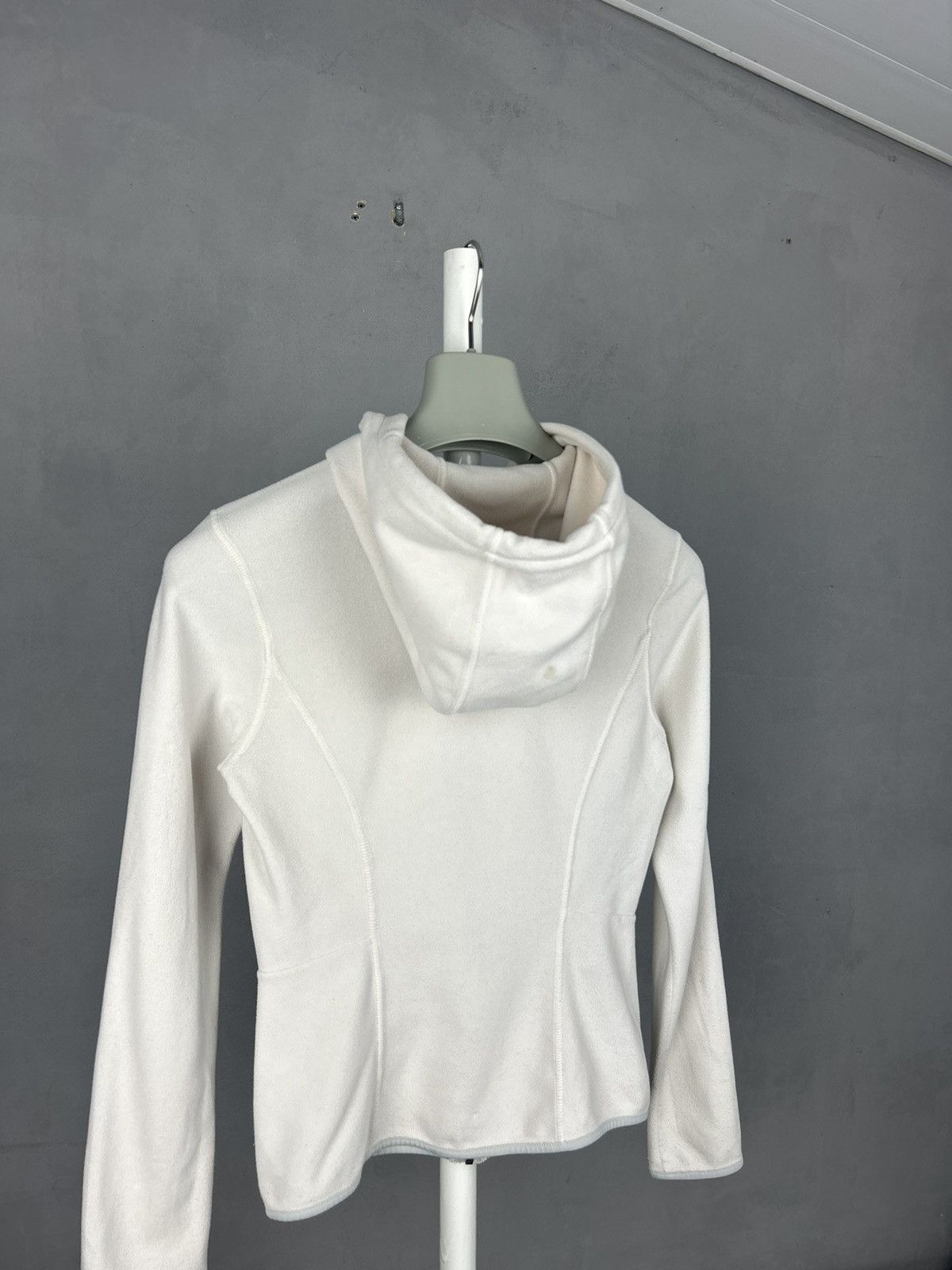 Prada Prada Sport White Fleece Zip Hoodie Size M Size M / US 6-8 / IT 42-44 - 7 Thumbnail
