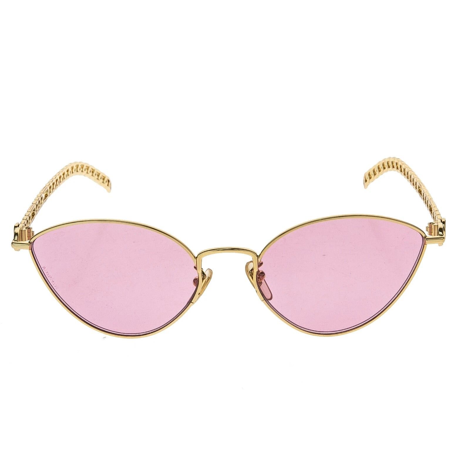 Gucci GUCCI GG0977S CHAIN 0977 Gold Pink Crystal Heart 004 Size ONE SIZE - 6 Thumbnail