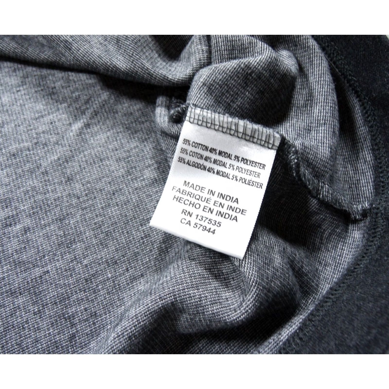 Mizzen+Main Mizzen + Main Sweater Mens Large Gray Quarter Zip Pullover Lightweight Performance Knit Zipper Size US L / EU 52-54 / 3 - 6 Thumbnail