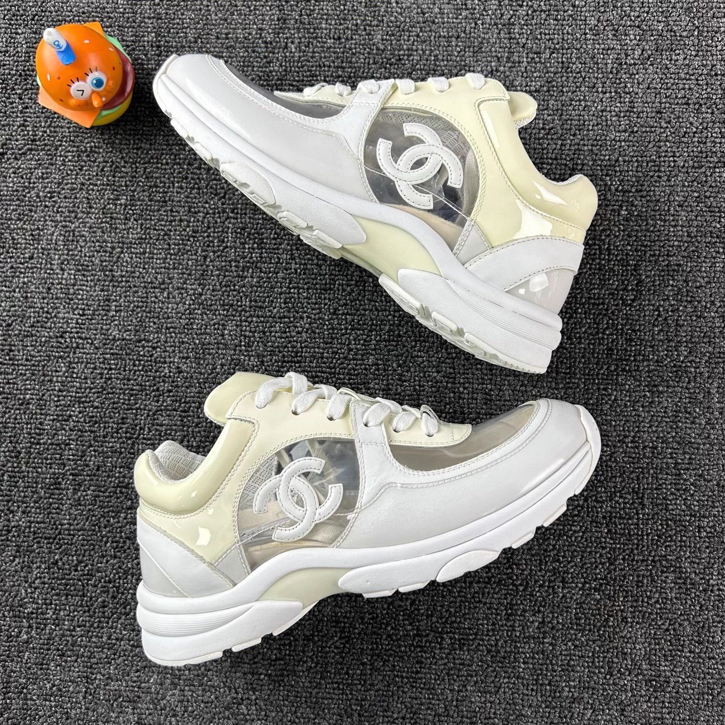 Chanel Chanel transparent CC sneakers women's 36 Size US 5 / IT 35 - 4 Thumbnail