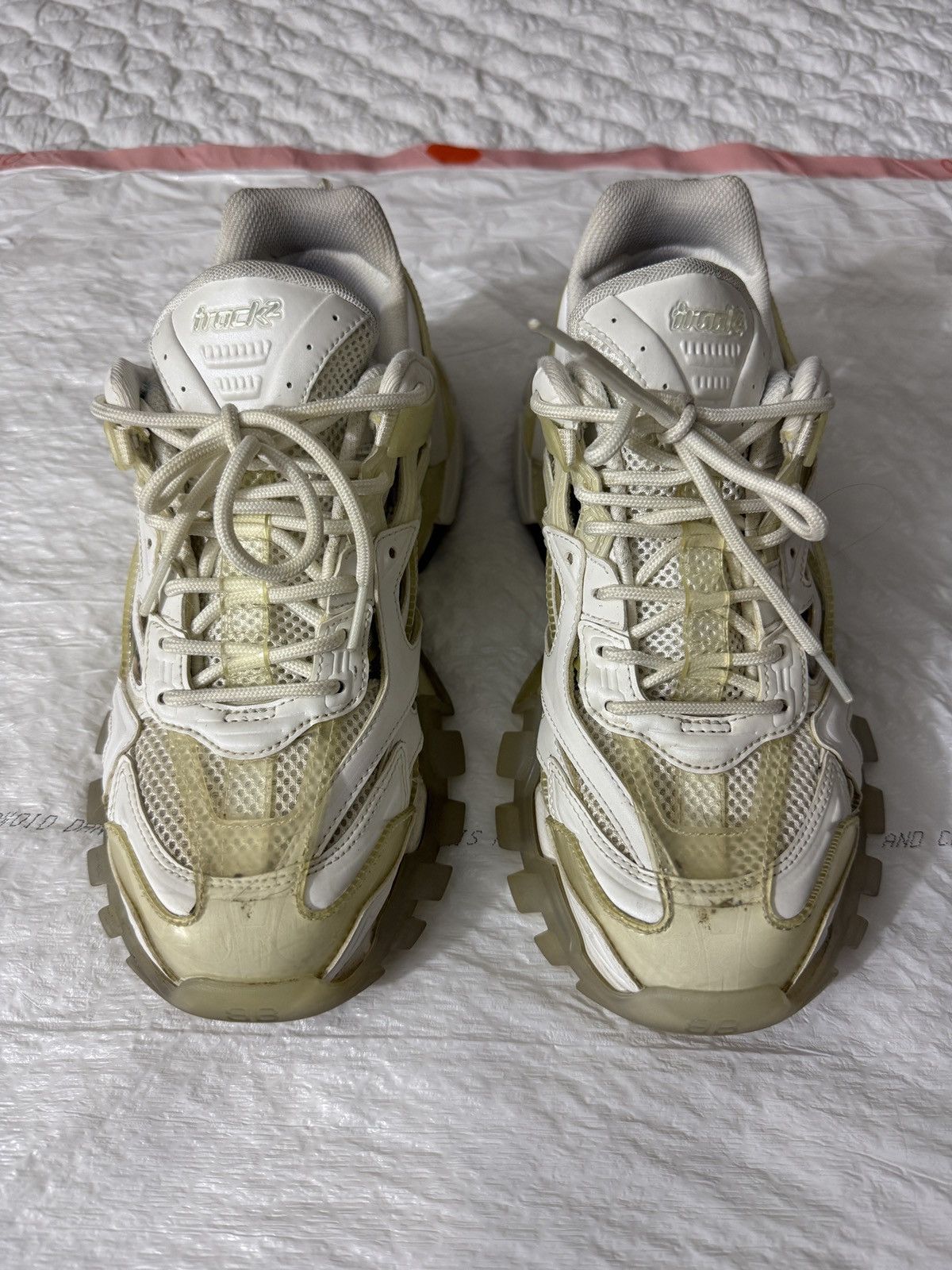 Balenciaga Balenciaga Track 2 White Size US 11 / IT 41 - 1 Thumbnail