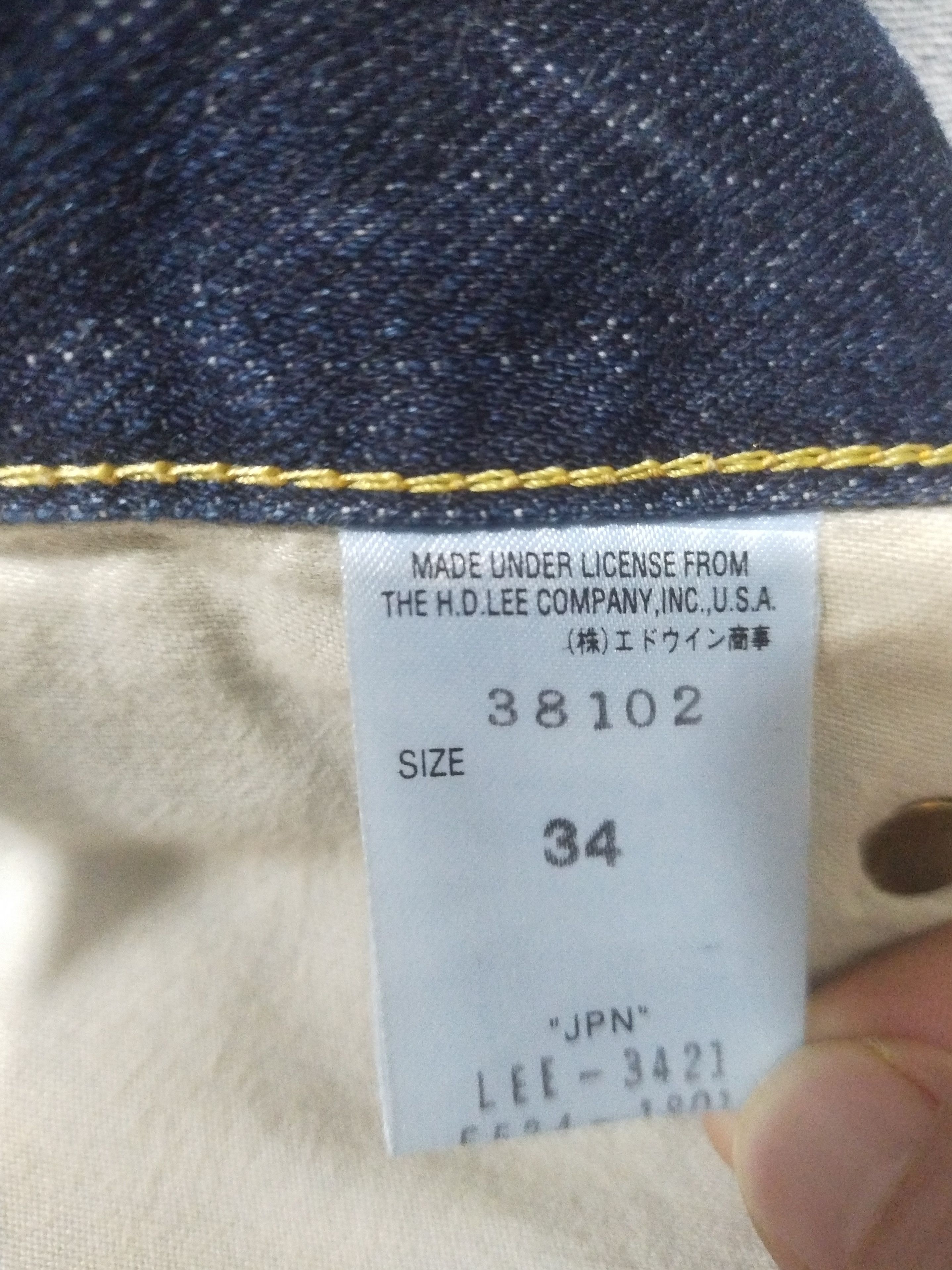 Japanese Brand × Lee × Vintage Lee Riders,Universal Size US 34 / EU 50 - 8 Thumbnail