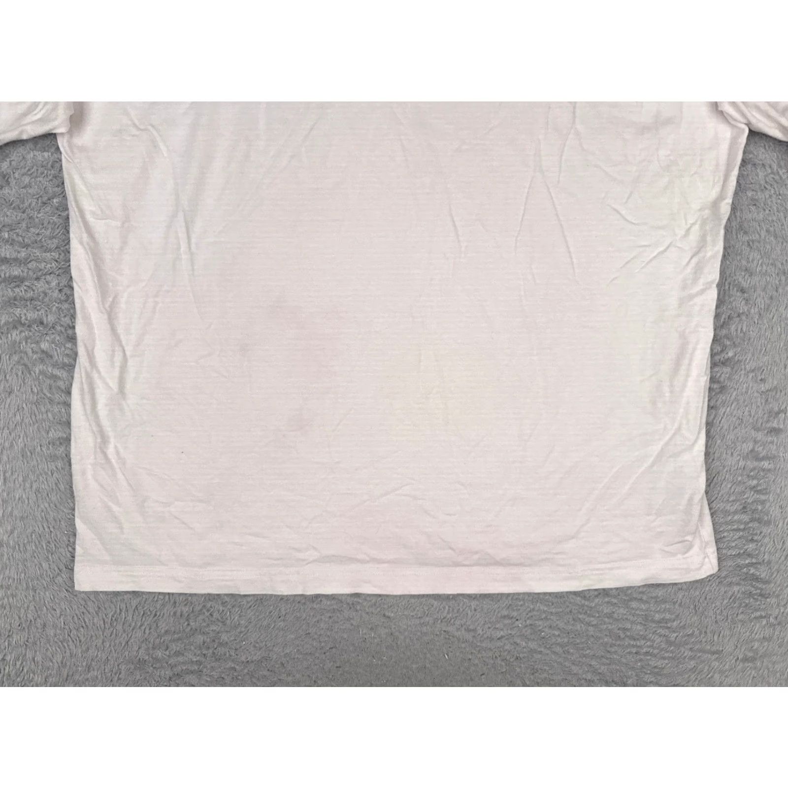 Tommy Hilfiger Tommy Hilfiger Shirt Adult XL White 100% Cotton Short Sleeve Crew Embroidered Logo Mens Size US XL / EU 56 / 4 - 5 Thumbnail