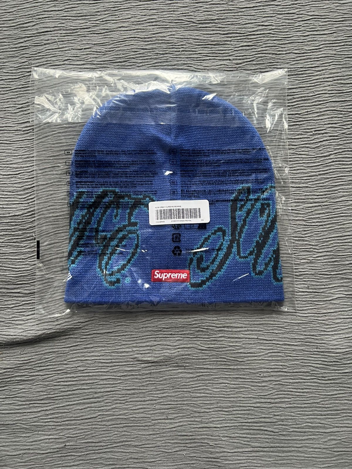 Supreme Supreme New Era Cursive Beanie Size ONE SIZE - 2 Thumbnail