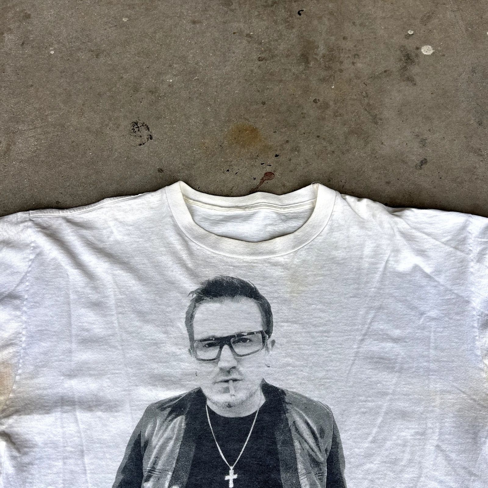 Vintage Rare Vintage U2 PopMart 1997 Tour Bono T-Shirt Stained Size US XL / EU 56 / 4 - 5 Thumbnail