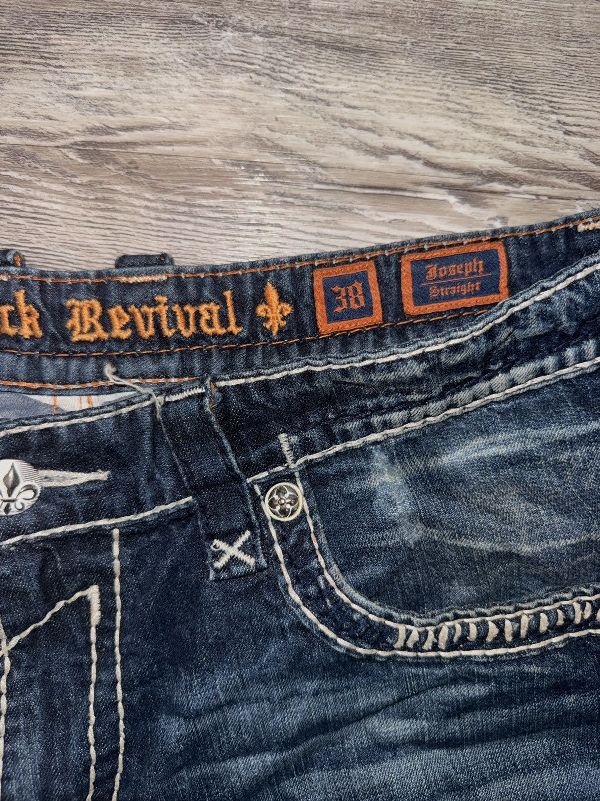 Other Vintage Denim Jeans Size US 38 / EU 54 - 3 Thumbnail
