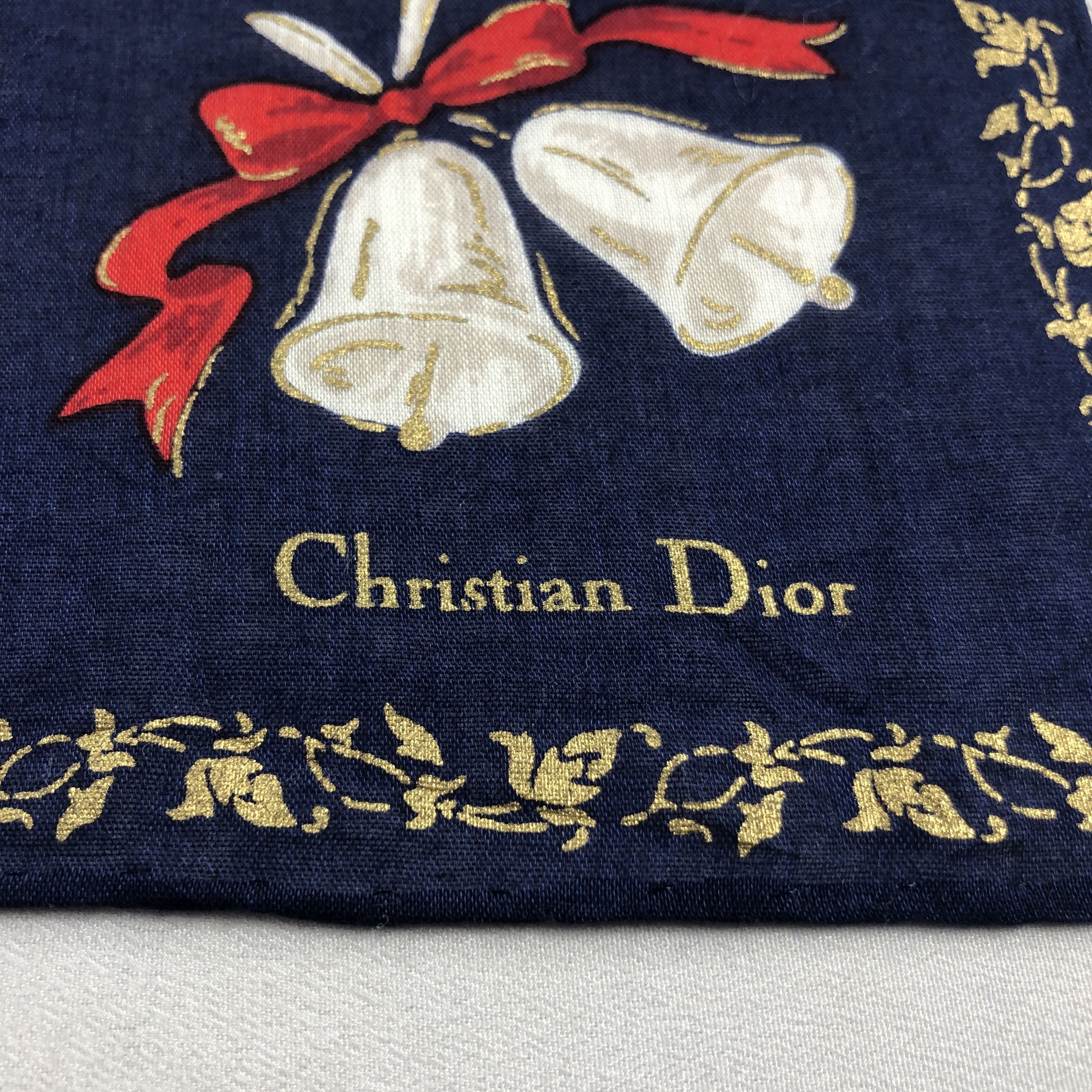 Christian Dior Monsieur Christian Dior Handkerchief Neckerchief Bandana H2624 Size ONE SIZE - 3 Thumbnail