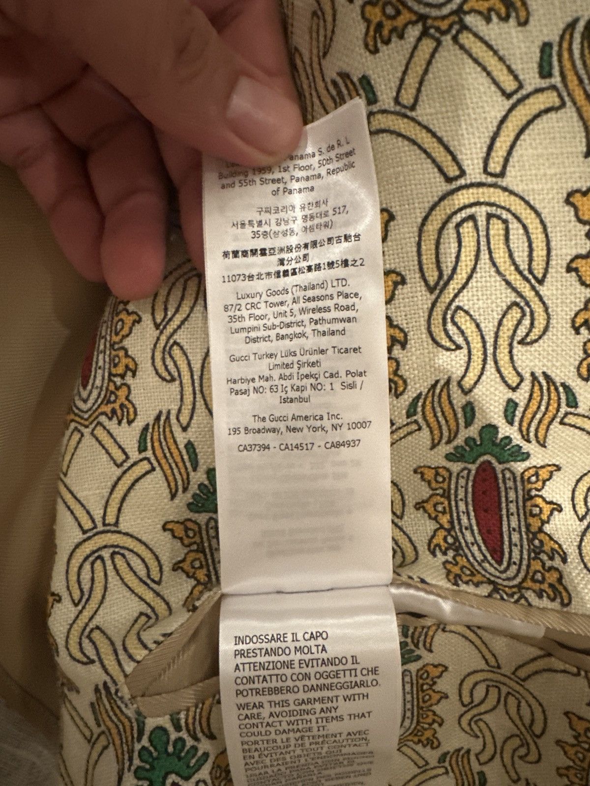 Gucci Gucci Collection "100" Tapestry Blazer Jacket. Size 48 (NEW) Size 48R - 6 Thumbnail