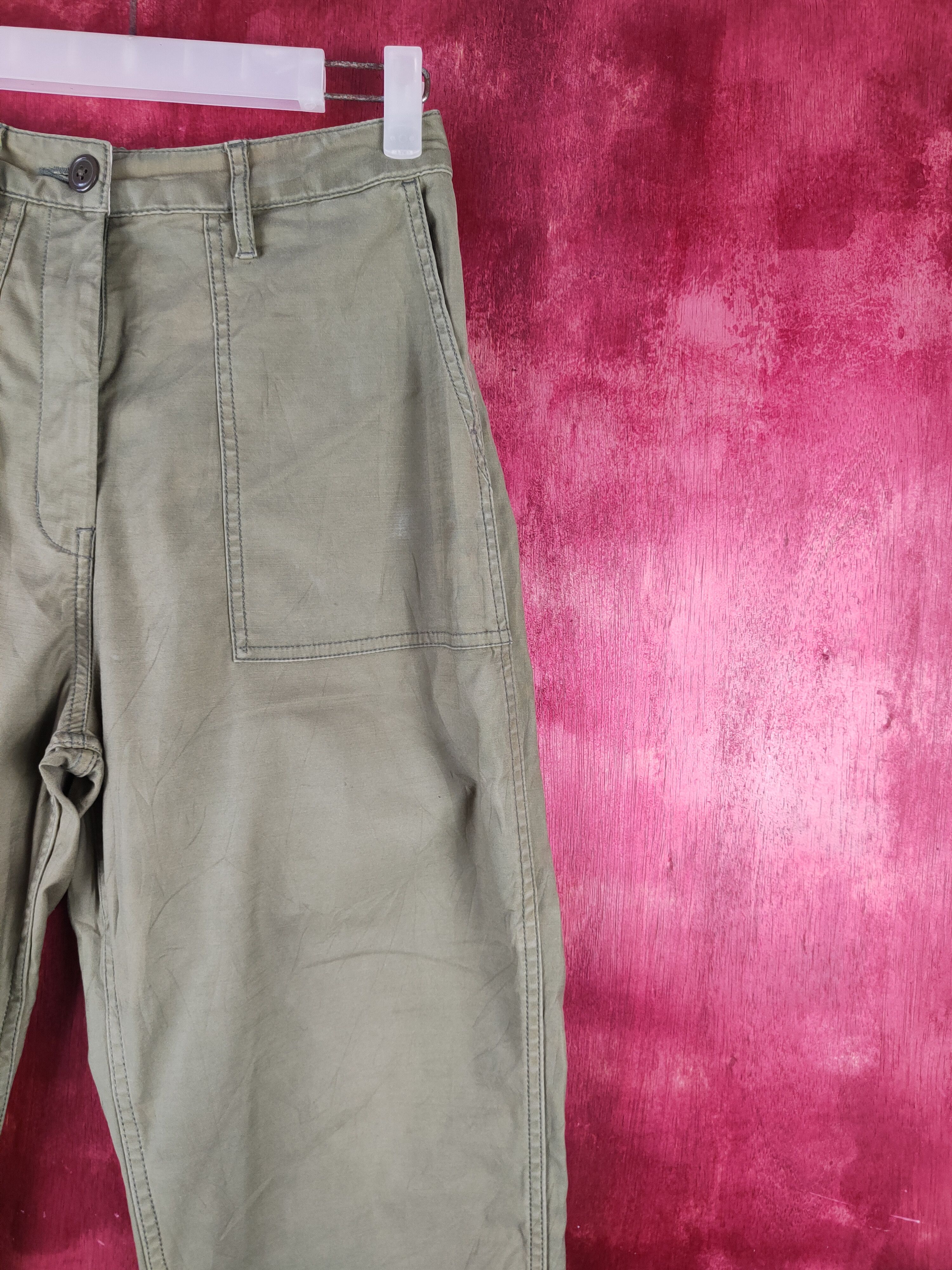 Coen Olive Women Trousers Bush Pants N#S015