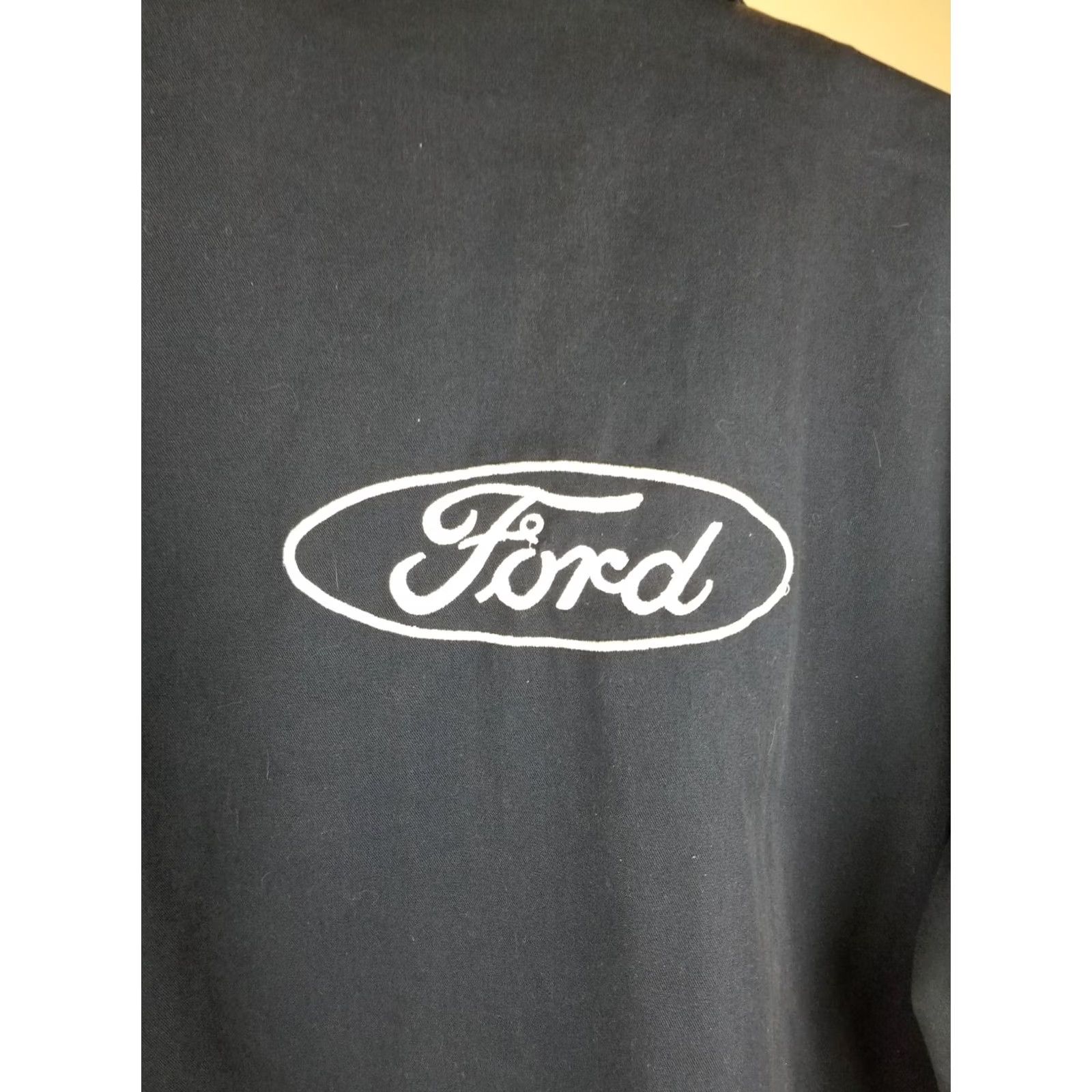 Ford VINTAGE FORD CANADA MECANIC AUTOMOBILE NAVY WORK UNIFORM JACKET SZ 48 Jacket Men 80s Plaid Bomber Lined Blue Navy 27 27 22 26 Size US M / EU 48-50 / 2 - 2 Thumbnail