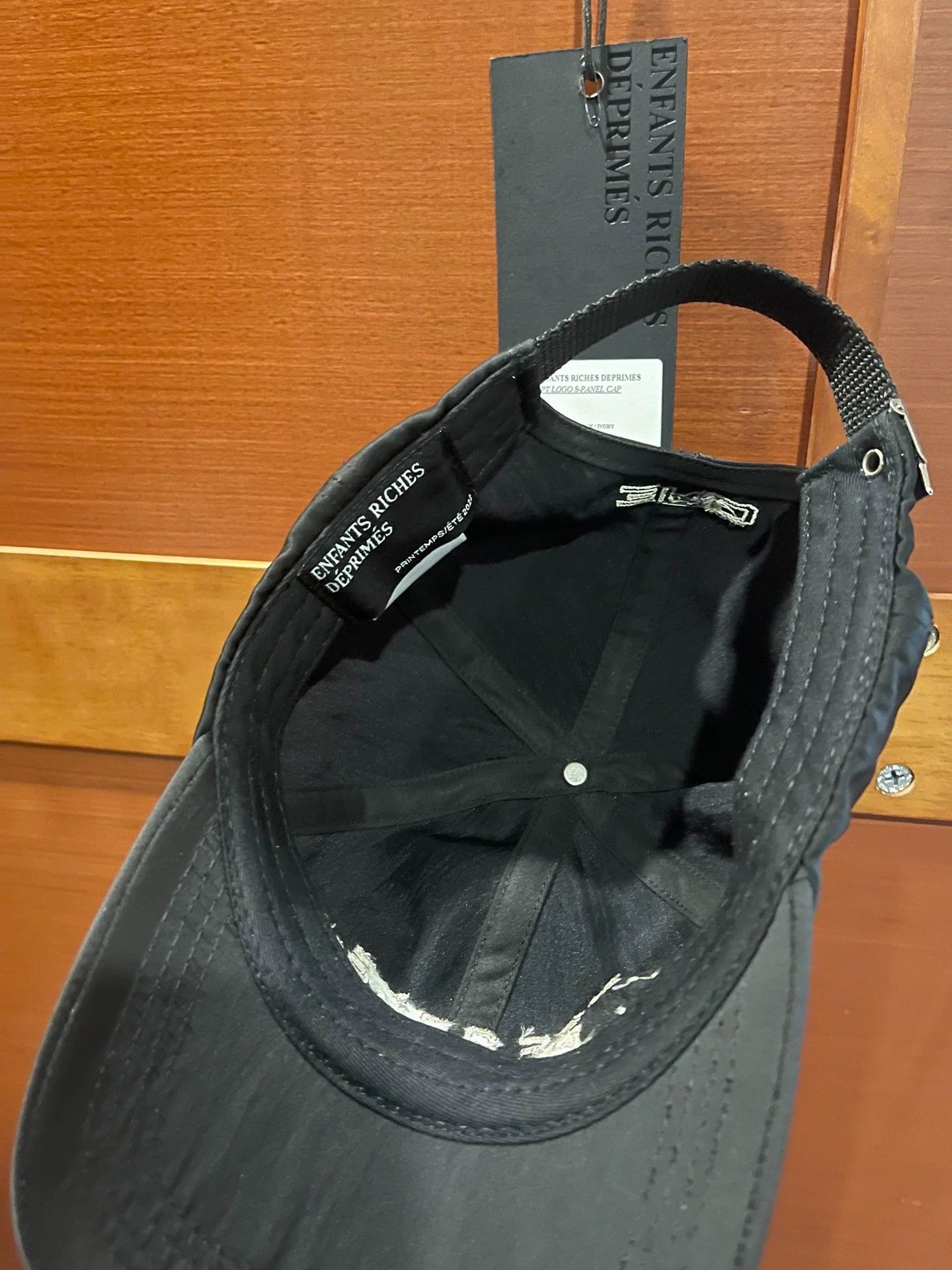 Enfants Riches Deprimes ERD 22ss silk baseball cap black os Size ONE SIZE - 4 Thumbnail