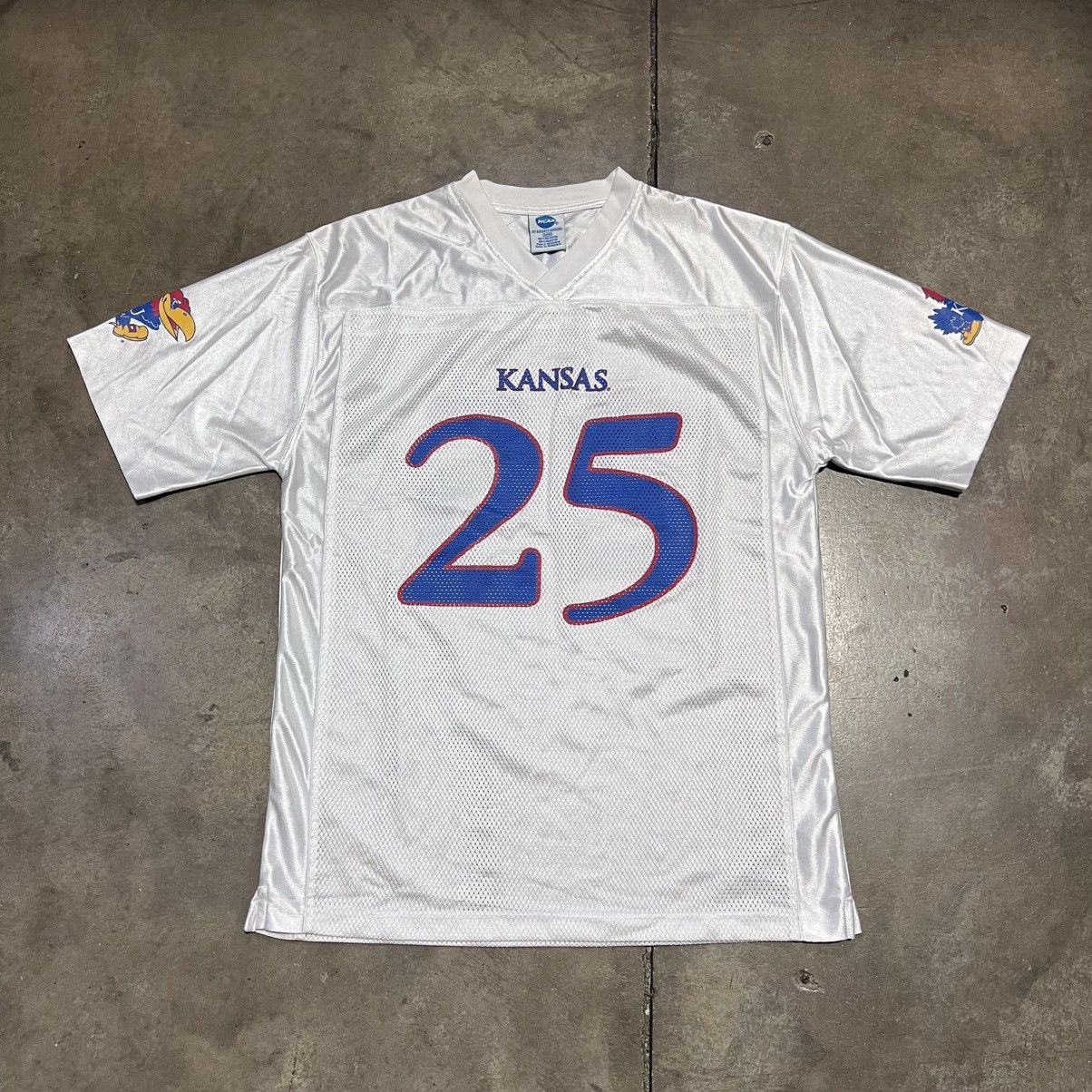 NCAA Vintage Kansas Jayhawks Mesh Football Jersey NCAA Logo 25 Size US M / EU 48-50 / 2 - 1 Thumbnail
