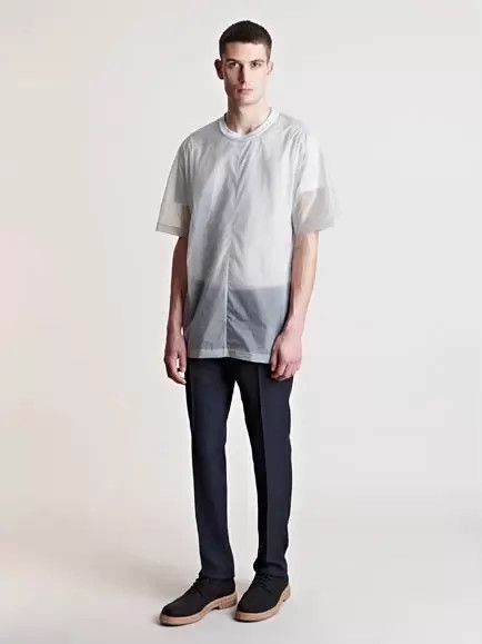 Lanvin Lanvin Sheer Oversized Unisex Short Sleeve T-Shirt L Size US L / EU 52-54 / 3 - 7 Thumbnail