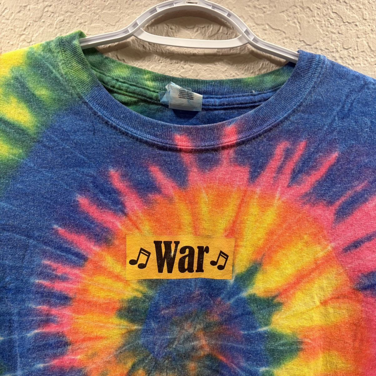 Grateful Dead Feng style Tie Dye Tee "🎵WAR🎵" Size US L / EU 52-54 / 3 - 2 Thumbnail