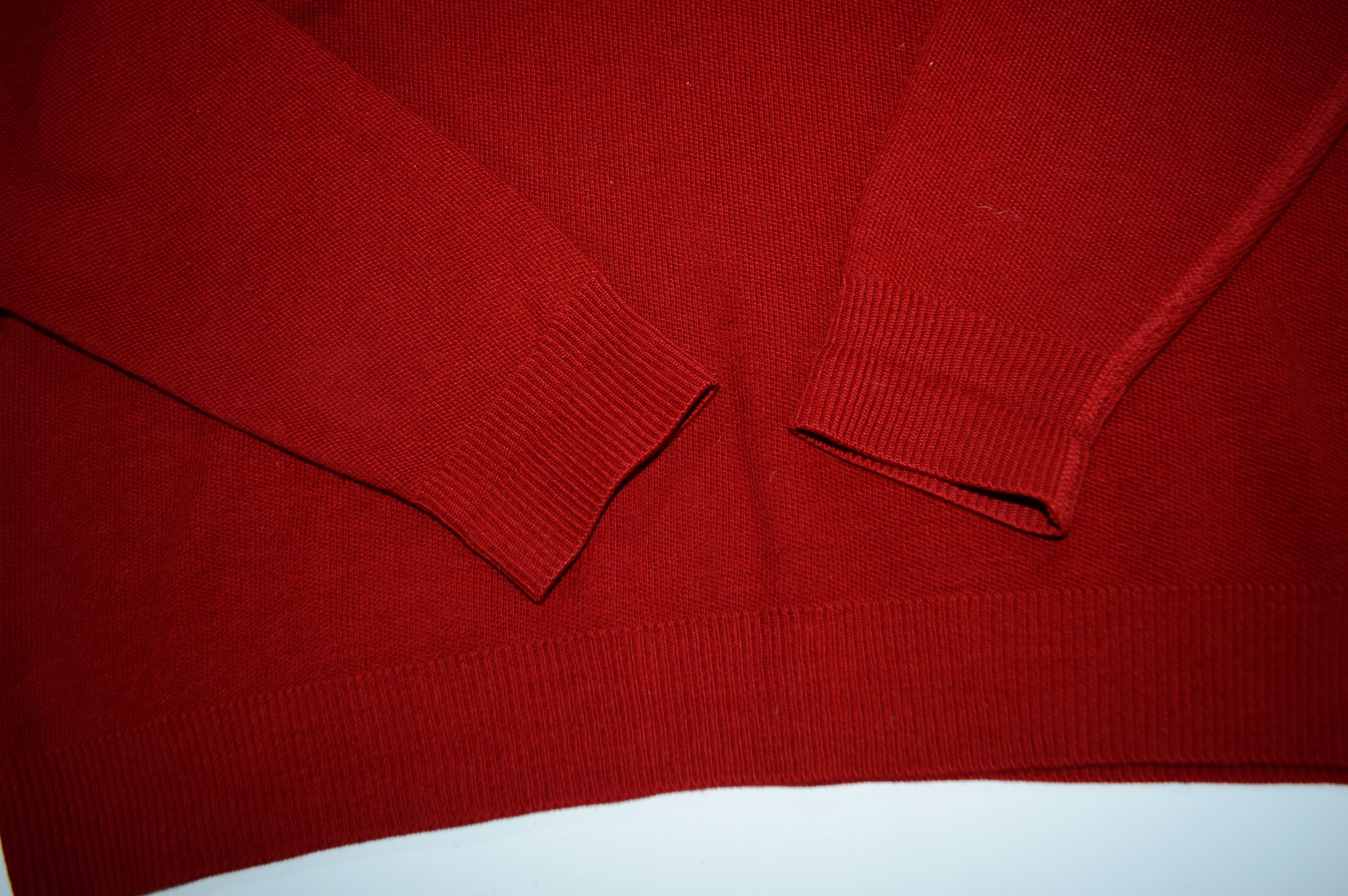Lacoste Vintage Lacoste Red Wool Sweater Size 5 L Size US L / EU 52-54 / 3 - 5 Thumbnail