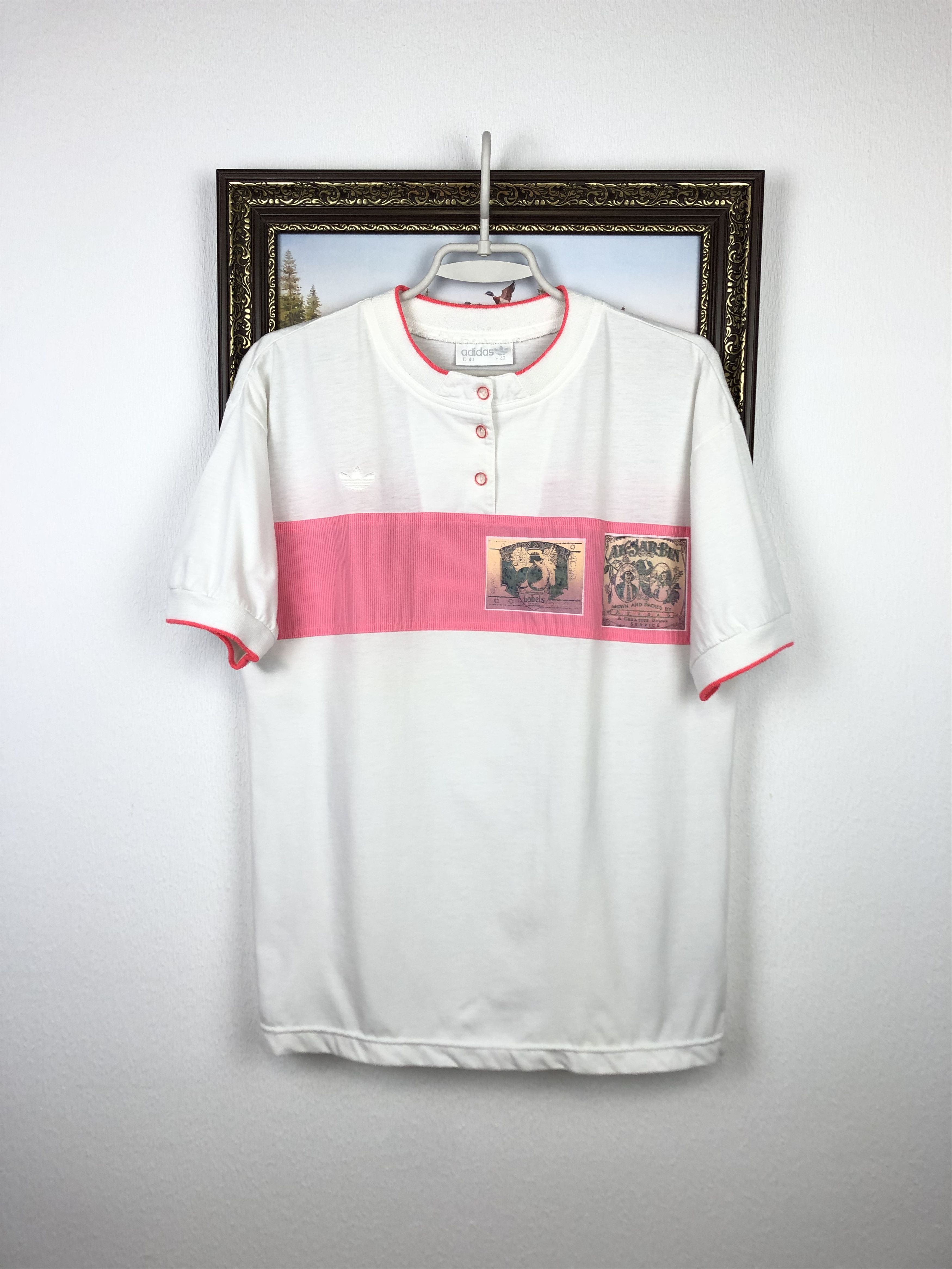 Adidas Vintage Adidas Steffy Graff Tennis Shirt Tee Jersey Polo Size US M / EU 48-50 / 2 - 1 Thumbnail