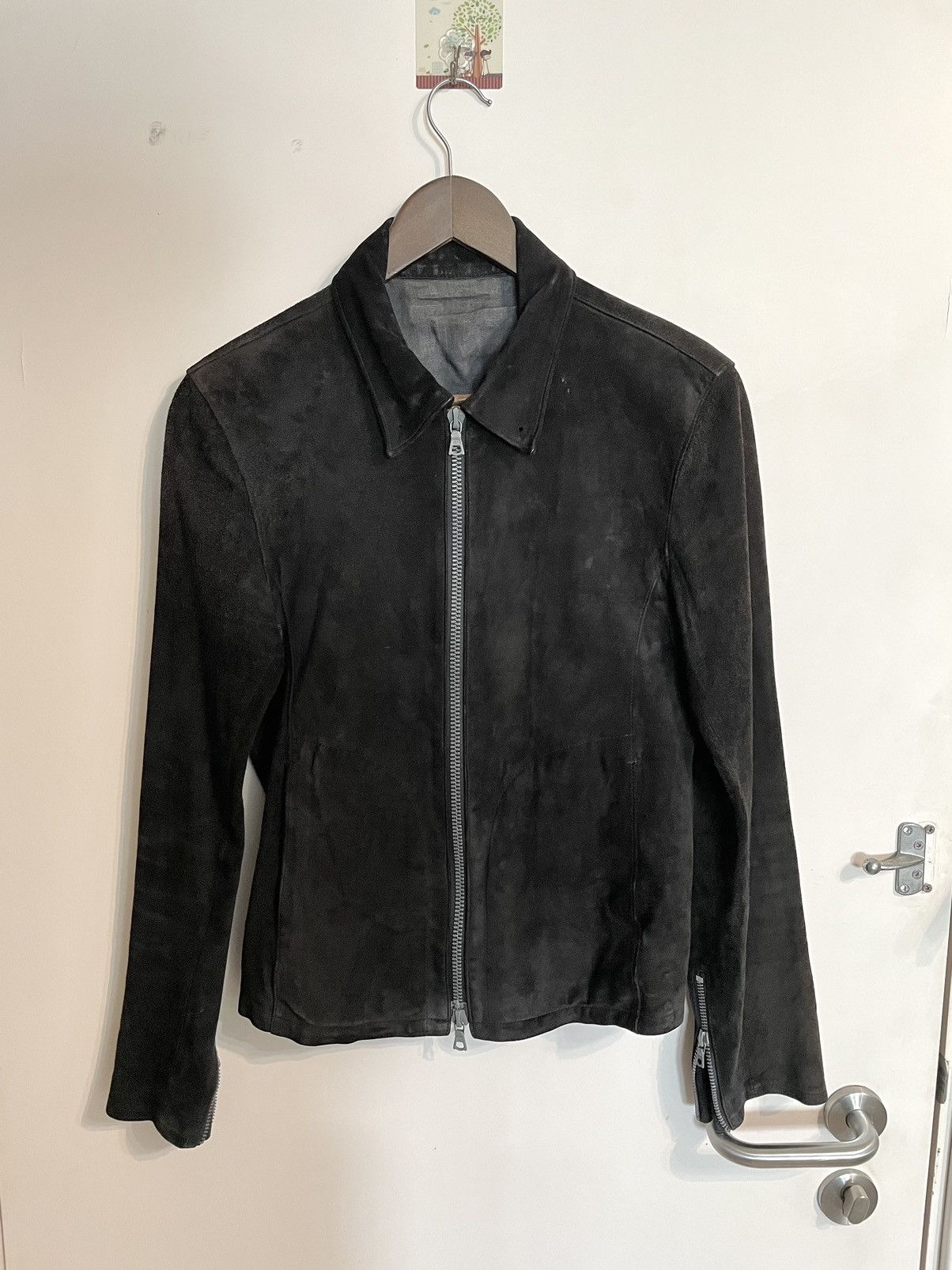 Isamu Katayama Backlash Suede leather jacket size 2 | Grailed