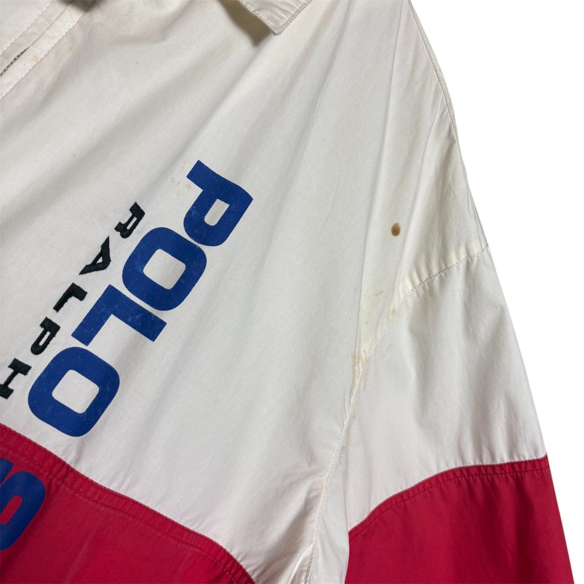 Polo Ralph Lauren × Vintage Vintage 90s Polo Sport Ralph Lauren Logo Bomber Jacket Size US XL / EU 56 / 4 - 10 Thumbnail