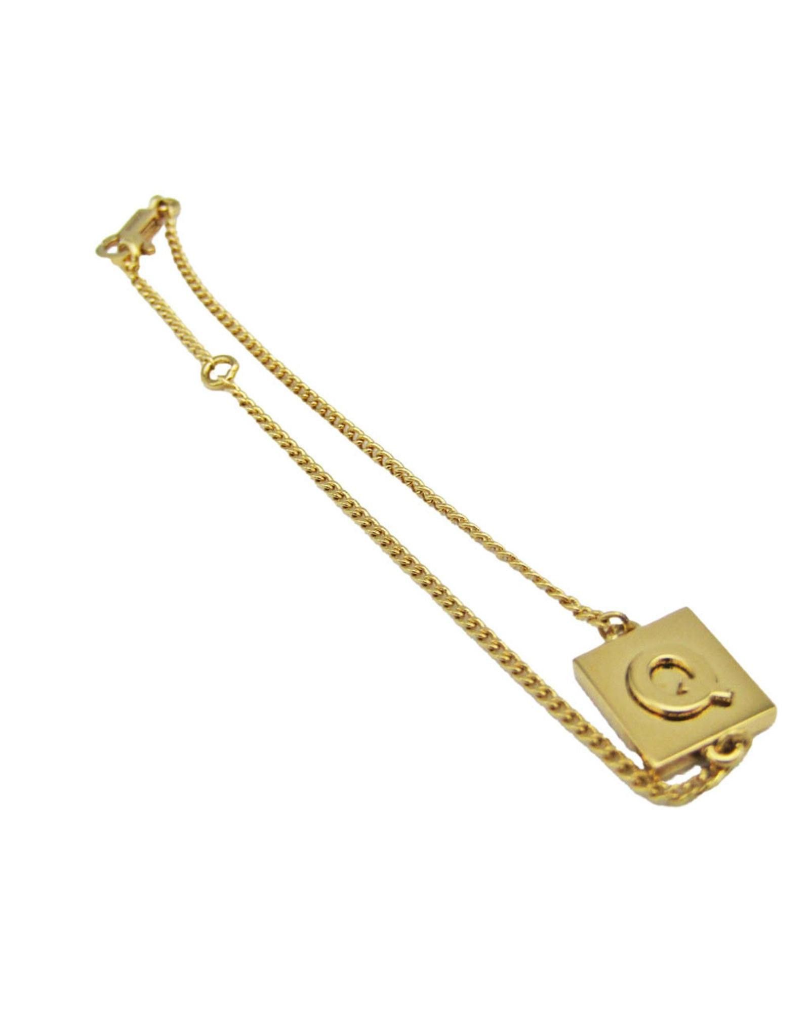 image of Celine Radiant Gold Alphabet Charm Bracelet, Women's