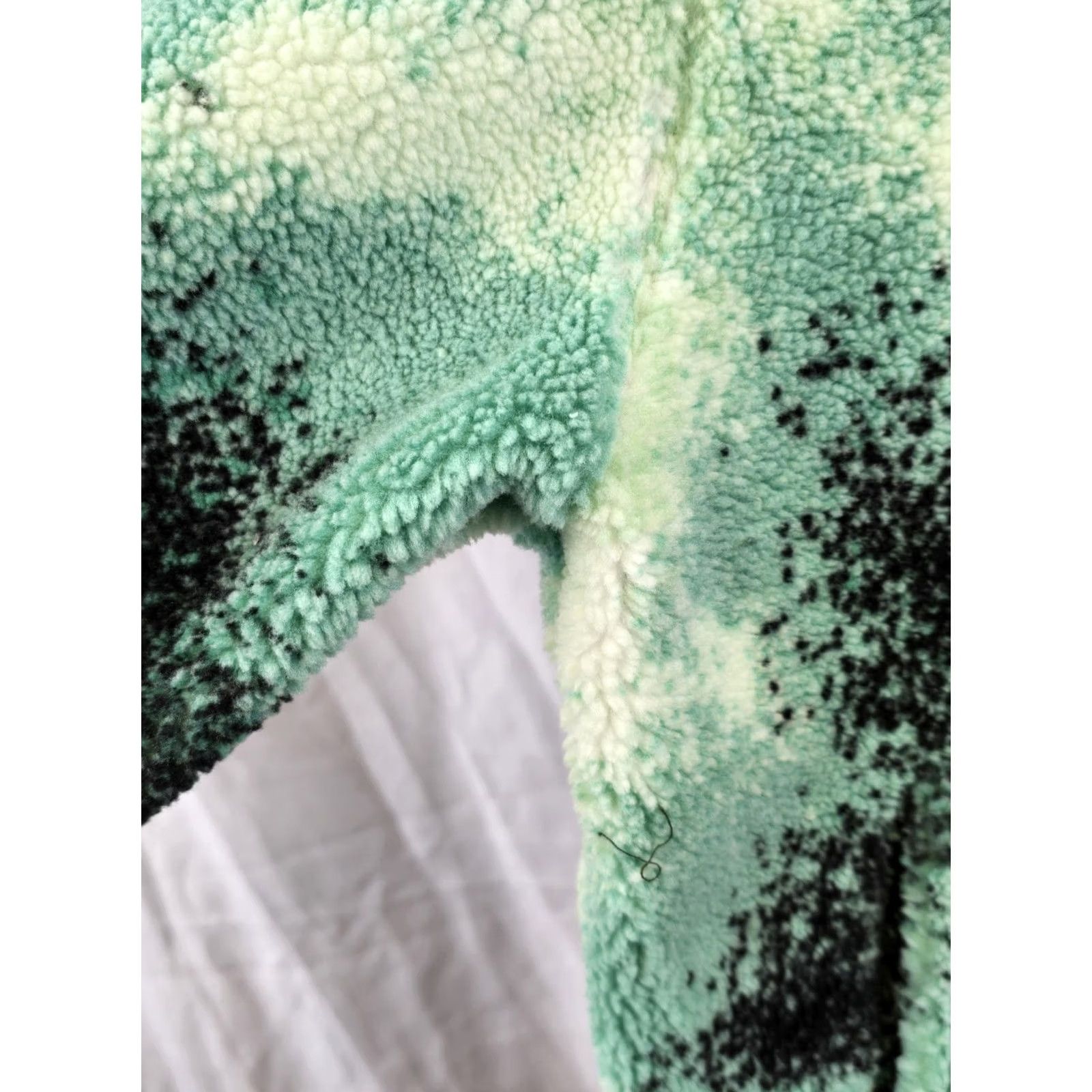 MNML mnml Green Splash Zip Up Jacket- Size L - Color Green/Black Mens Jacket Size US L / EU 52-54 / 3 - 7 Thumbnail