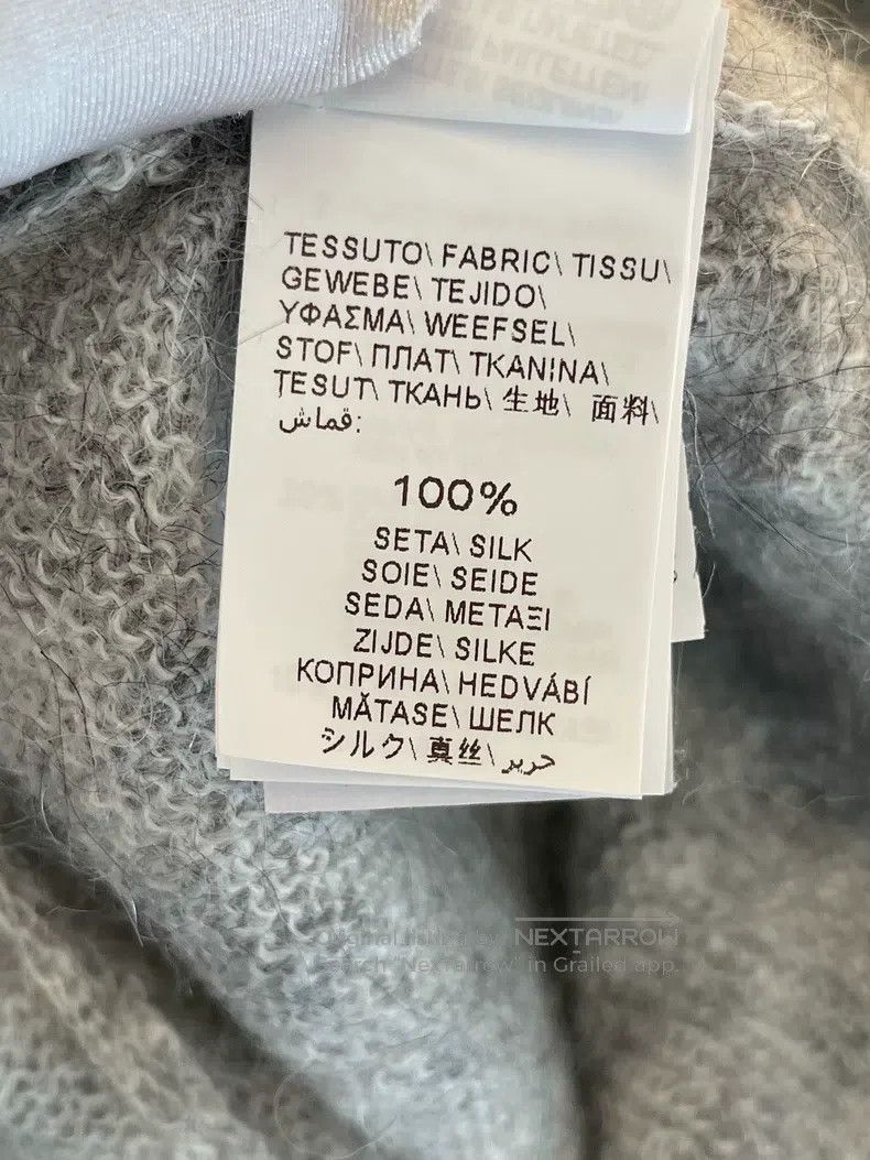 Brunello Cucinelli Brunello Cucinelli Light grey cashmere and mohair sweater Size 3XL / US 20-22 - 5 Thumbnail