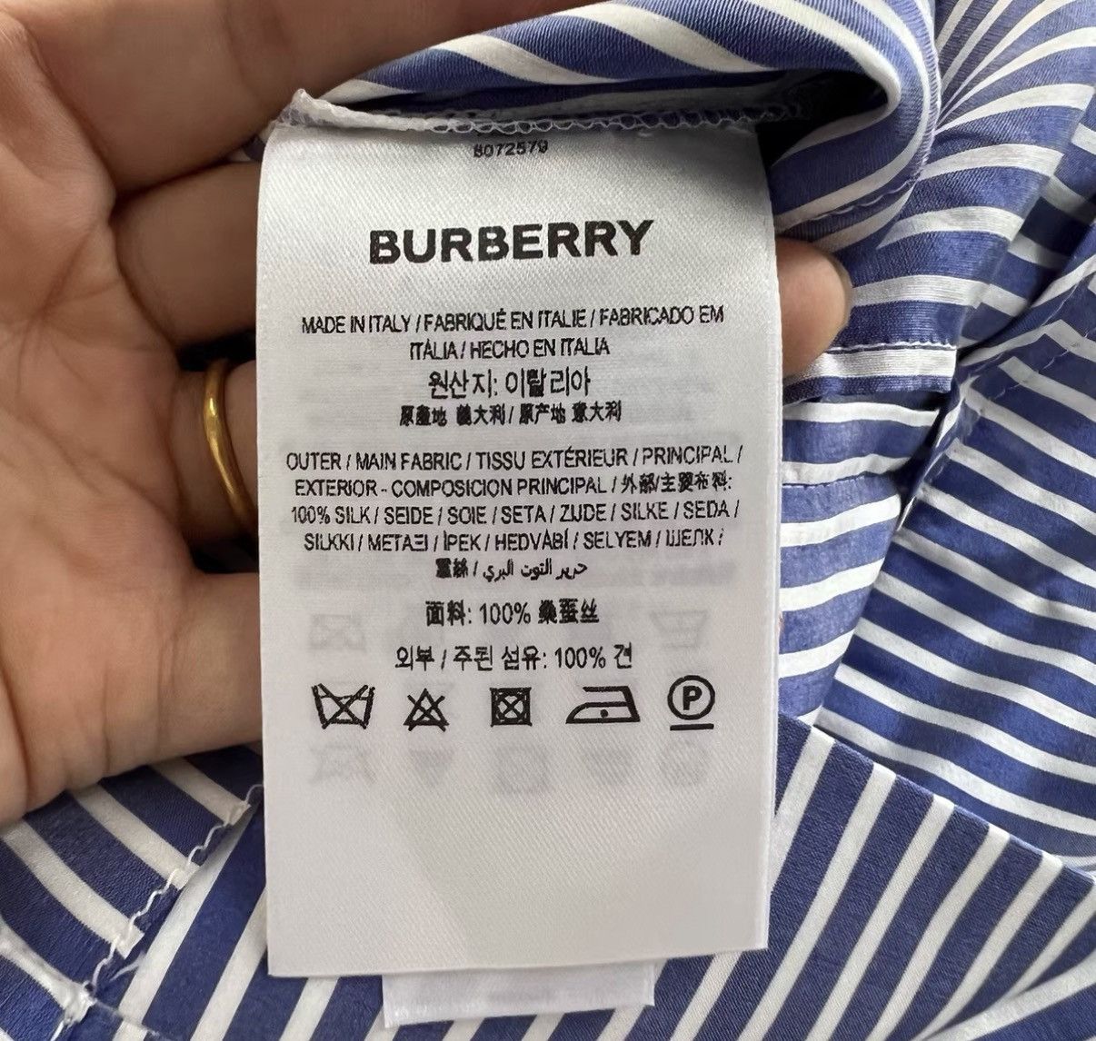Burberry Burberry Striped Shorts J41 Size 25" / US 0 / IT 36 - 5 Thumbnail