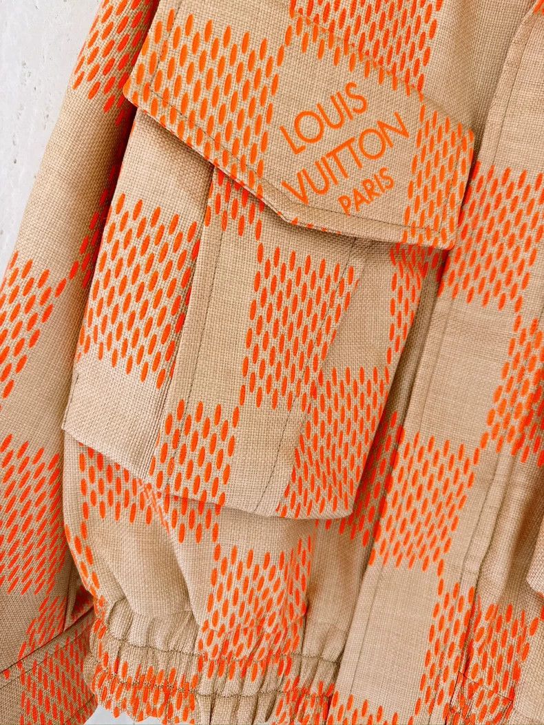 Louis Vuitton Louis Vuitton Orange checkerboard jacket 2503-Nextarrow Size US S / EU 44-46 / 1 - 4 Thumbnail
