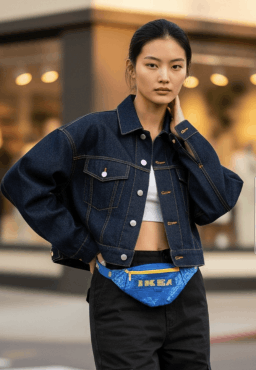 Other IKEA Blue Waist Belt Bag Fanny Pack Unisex Size ONE SIZE - 6 Thumbnail