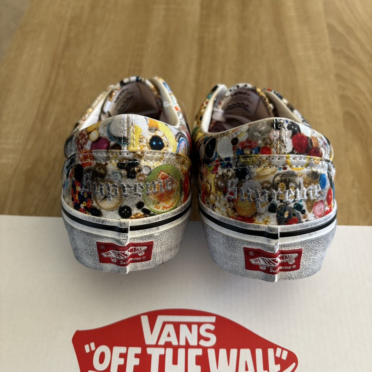 Supreme × Vans Supreme x Mike Kelley Vans Era White Size US 8 / EU 41 - 5 Thumbnail
