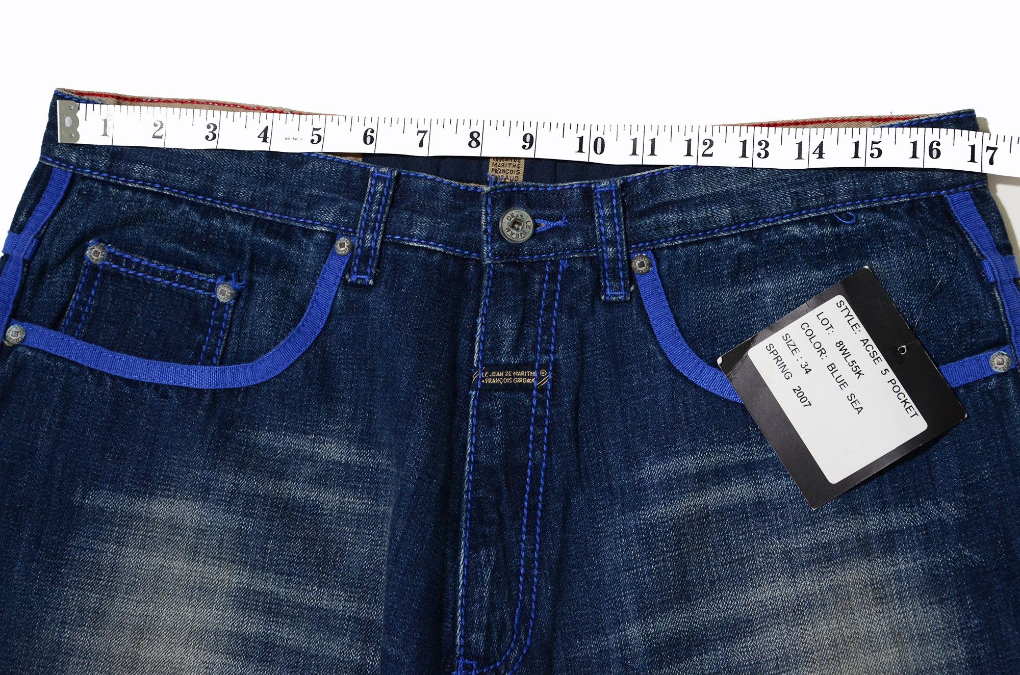 Marithe + Francois Girbaud M+FG Denim Shorts Y2K Hiphop 2006 Craft Size US 34 / EU 50 - 12 Thumbnail