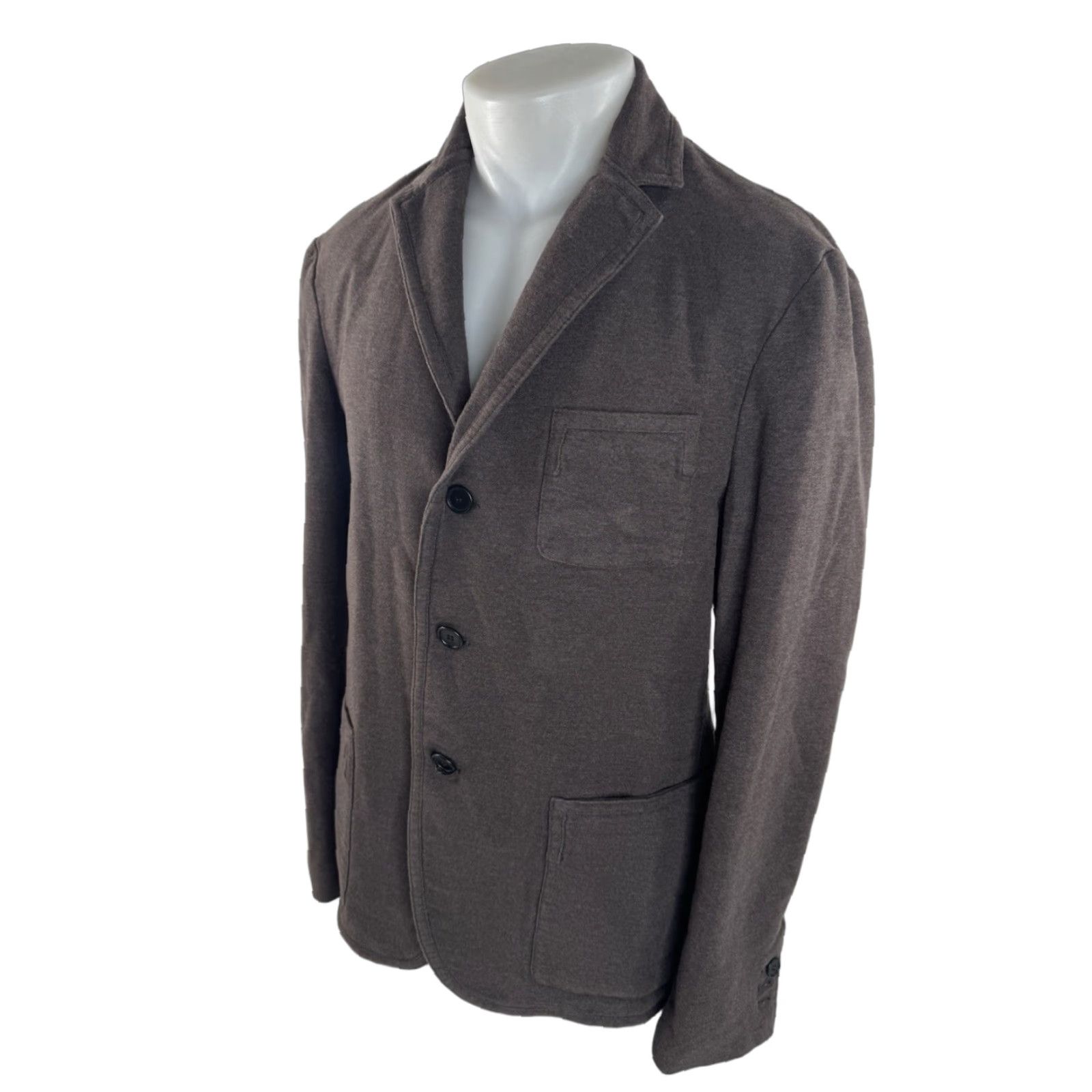 John Varvatos John Varvatos Blazer Jacket - Jacket - Men - Size 42 - Brown - Cotton Blend - Unstructured - EXCELLENT Size 42R - 1 Thumbnail