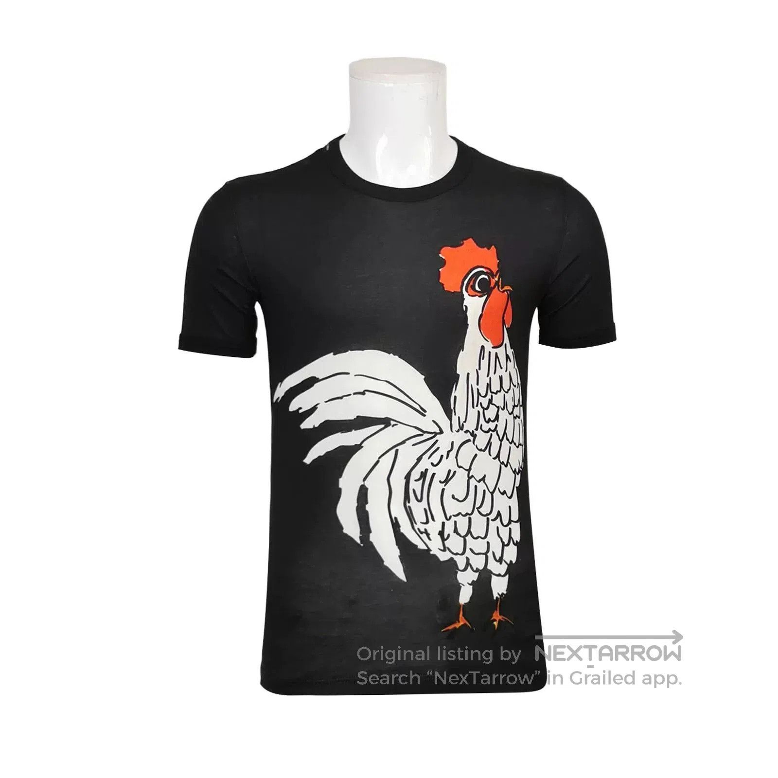 Dolce & Gabbana Dolce&Gabbana Cotton Graphic Crewneck T. Size US S / EU 44-46 / 1 - 1 Thumbnail