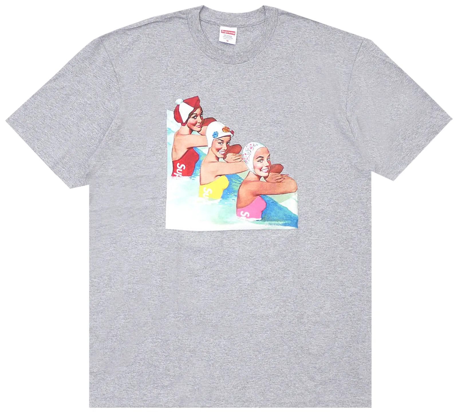 Supreme Supreme Swimmers Tee 'Heather Grey' Size L Size US L / EU 52-54 / 3 - 4 Thumbnail
