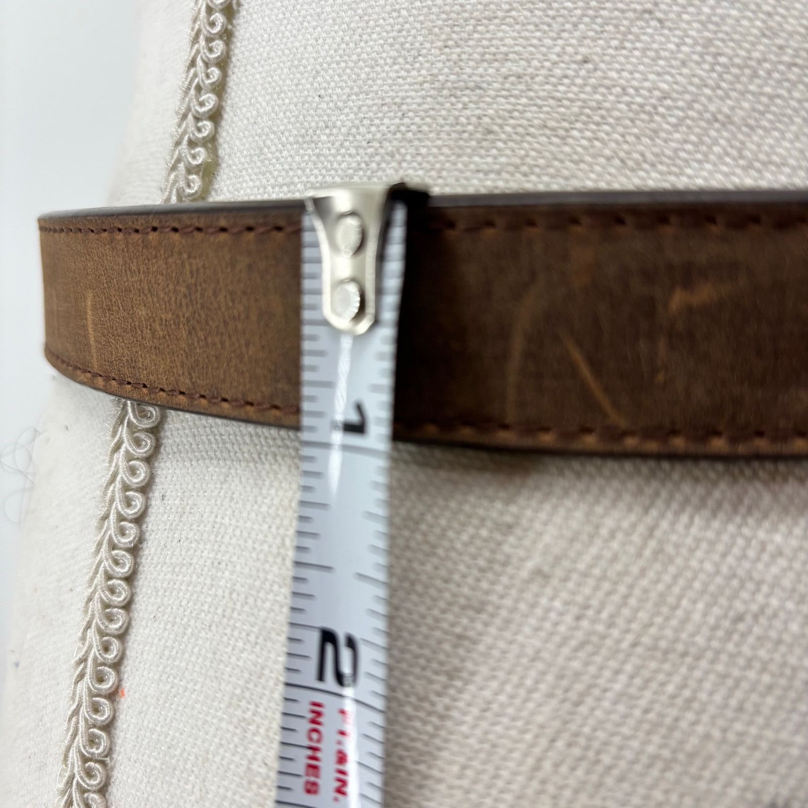 Other 3-D Belt Co. Women's Belt Large Skinny Western Cowgirl Brown Size ONE SIZE - 5 Thumbnail