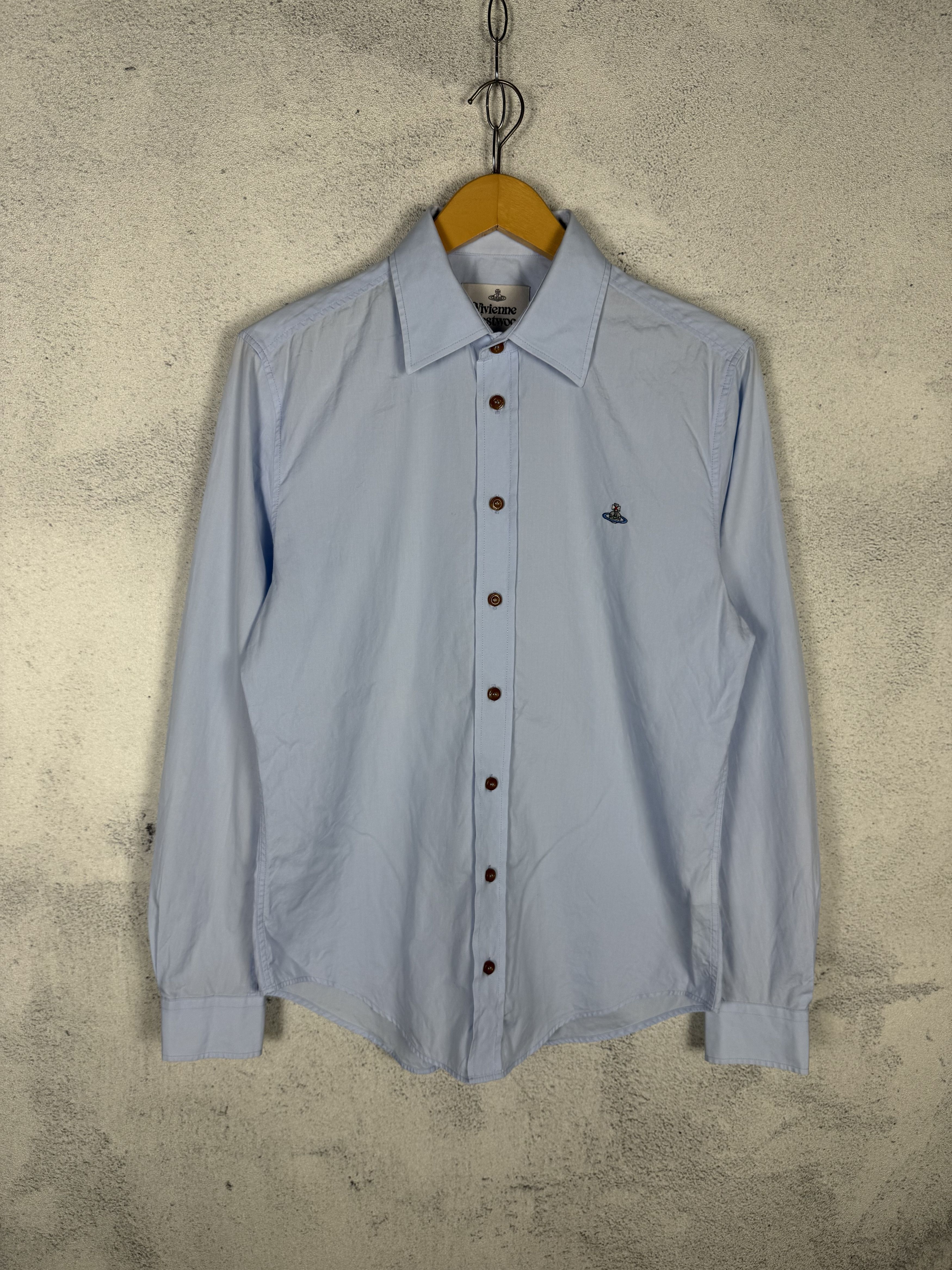 Vivienne Westwood Vivienne Westwood Chambray Orb Shirt Size US S / EU 44-46 / 1 - 1 Thumbnail