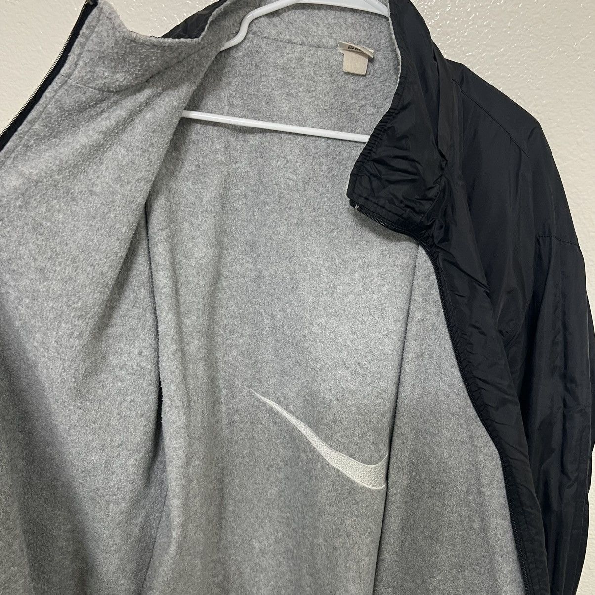 Nike Vintage 90s Nike Lined Jacket Lightweight Black Size US XL / EU 56 / 4 - 7 Thumbnail
