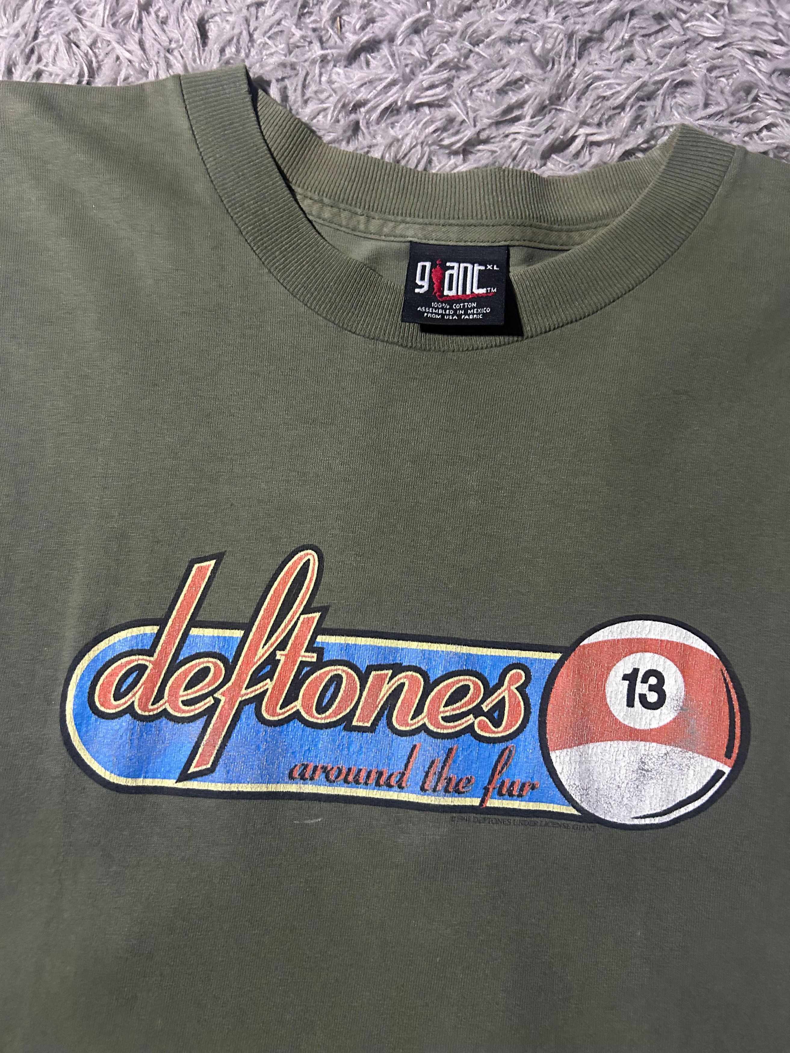 Band Tees Rare vintage Deftones 13 balls 1998 around the fur Size US XL / EU 56 / 4 - 2 Thumbnail