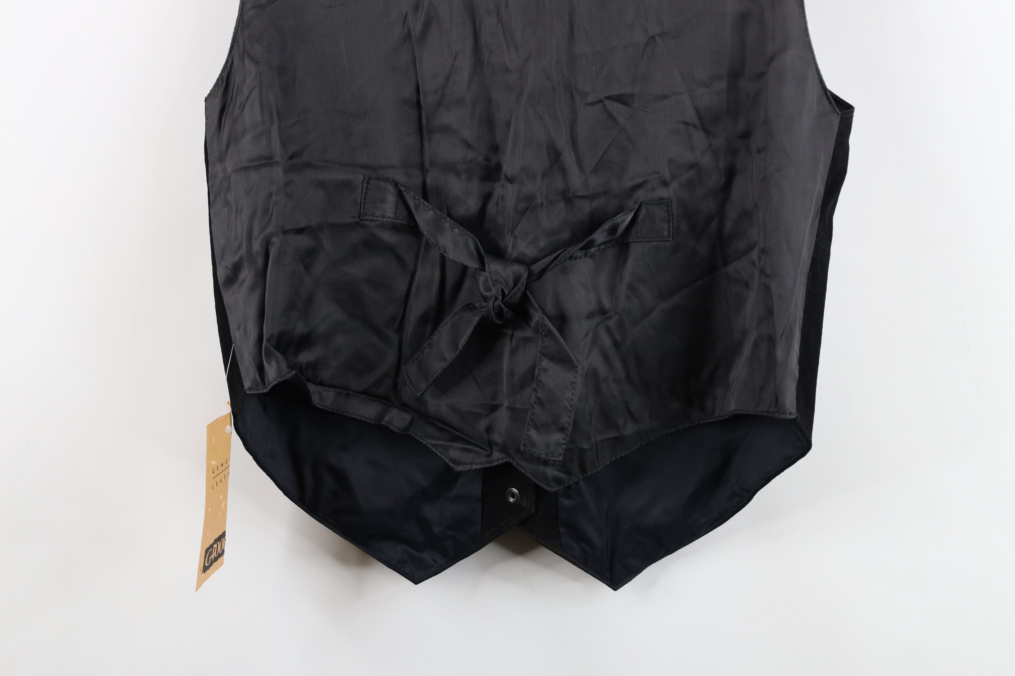 Vintage Deadstock Vintage 90s Streetwear Tie Back Vest Jacket Size M / US 6-8 / IT 42-44 - 16 Thumbnail