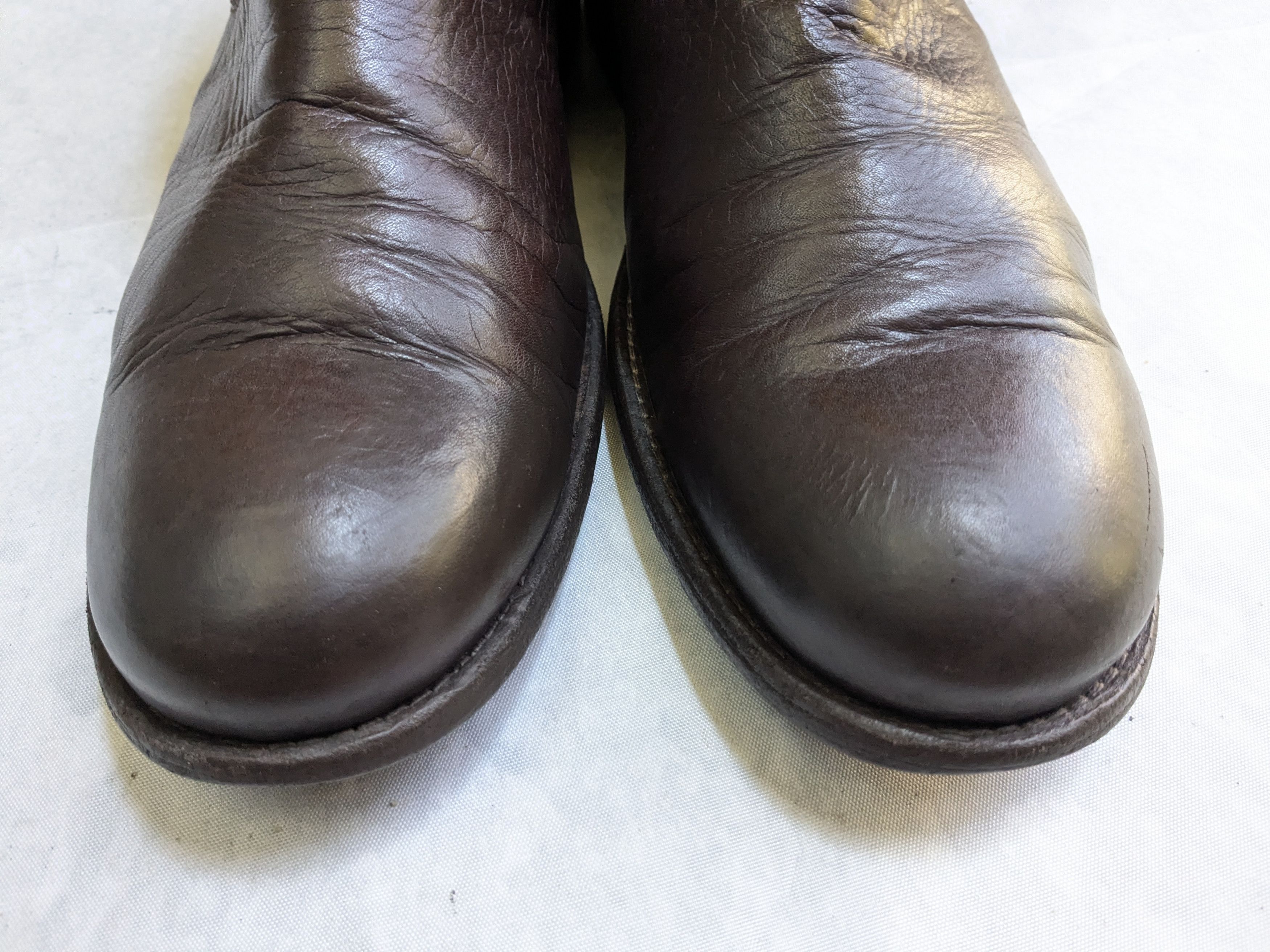 Frye Frye Engineer Brown Leather 11 D Leather Buckle Size US 11 / EU 44 - 3 Thumbnail