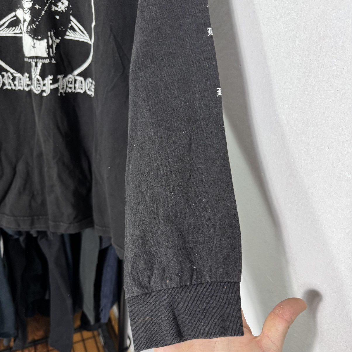 Band Tees × Vintage Vintage Bathory Washed Distressed Longsleeve black metal 666 Size US XL / EU 56 / 4 - 7 Thumbnail