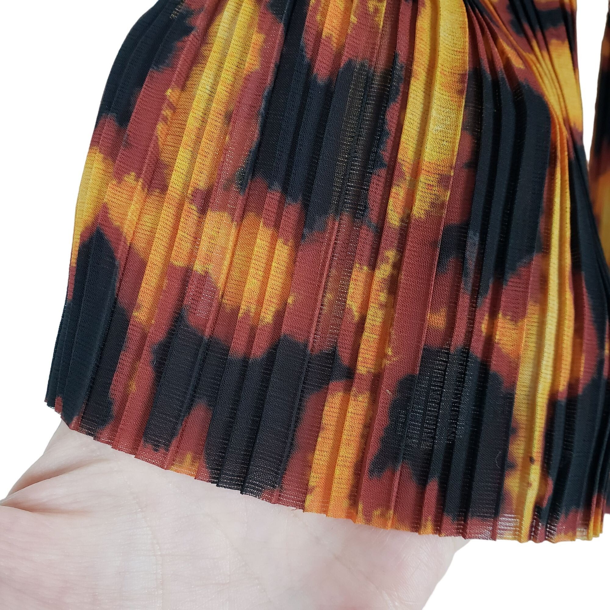 Solace London Solace London Skye Pleat Leopard Print Mini Dress Mindy Kali Size M / US 6-8 / IT 42-44 - 8 Thumbnail