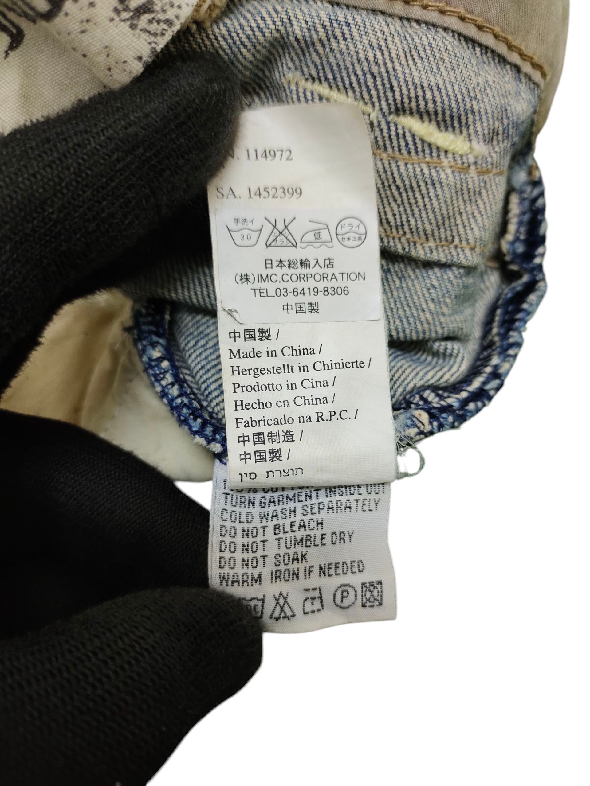Undercover Tough Chatham Rusty Clawmark Distress Denim Jeans Size US 30 / EU 46 - 14 Thumbnail